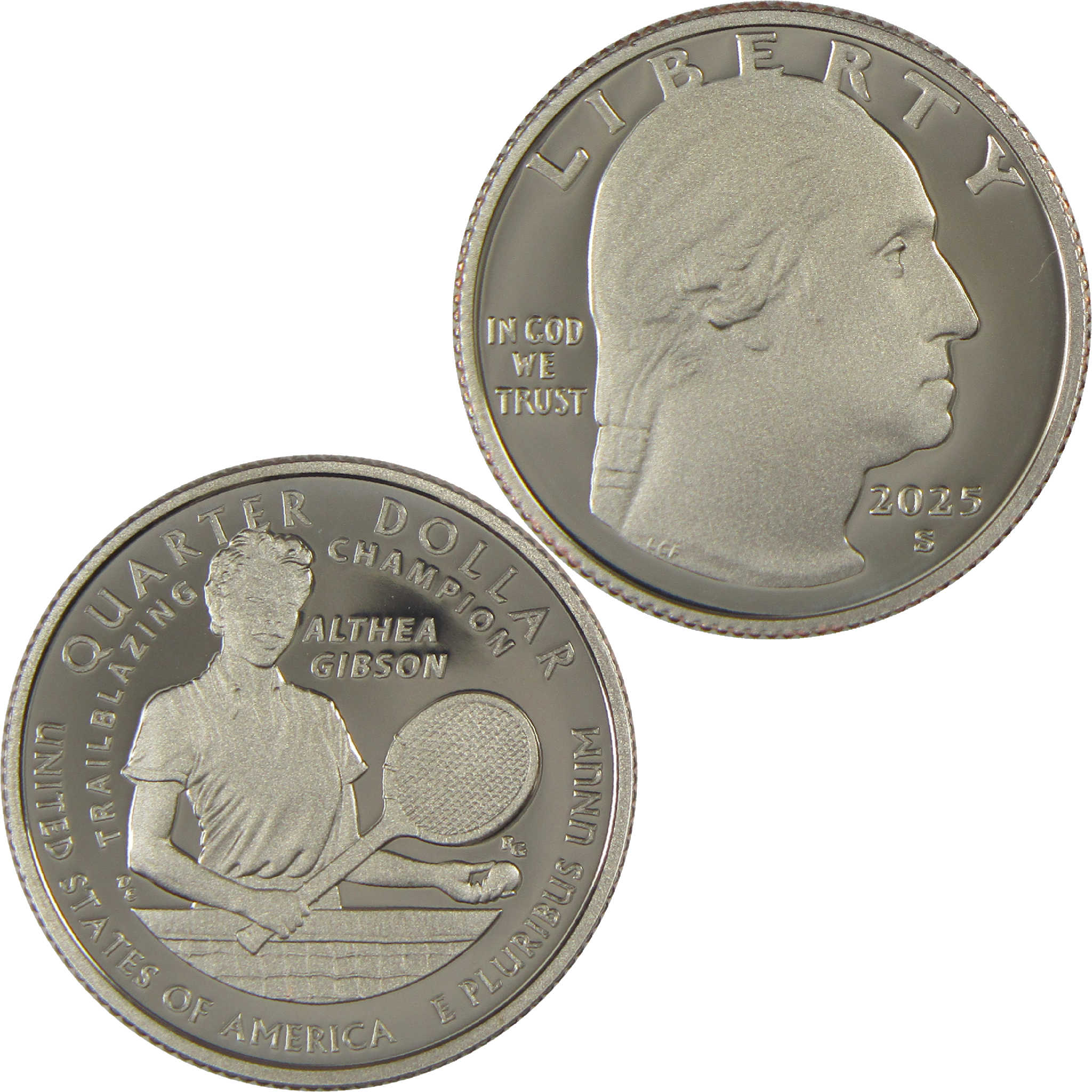 2025 S Althea Gibson American Women Quarter Choice Proof Clad 25c Coin