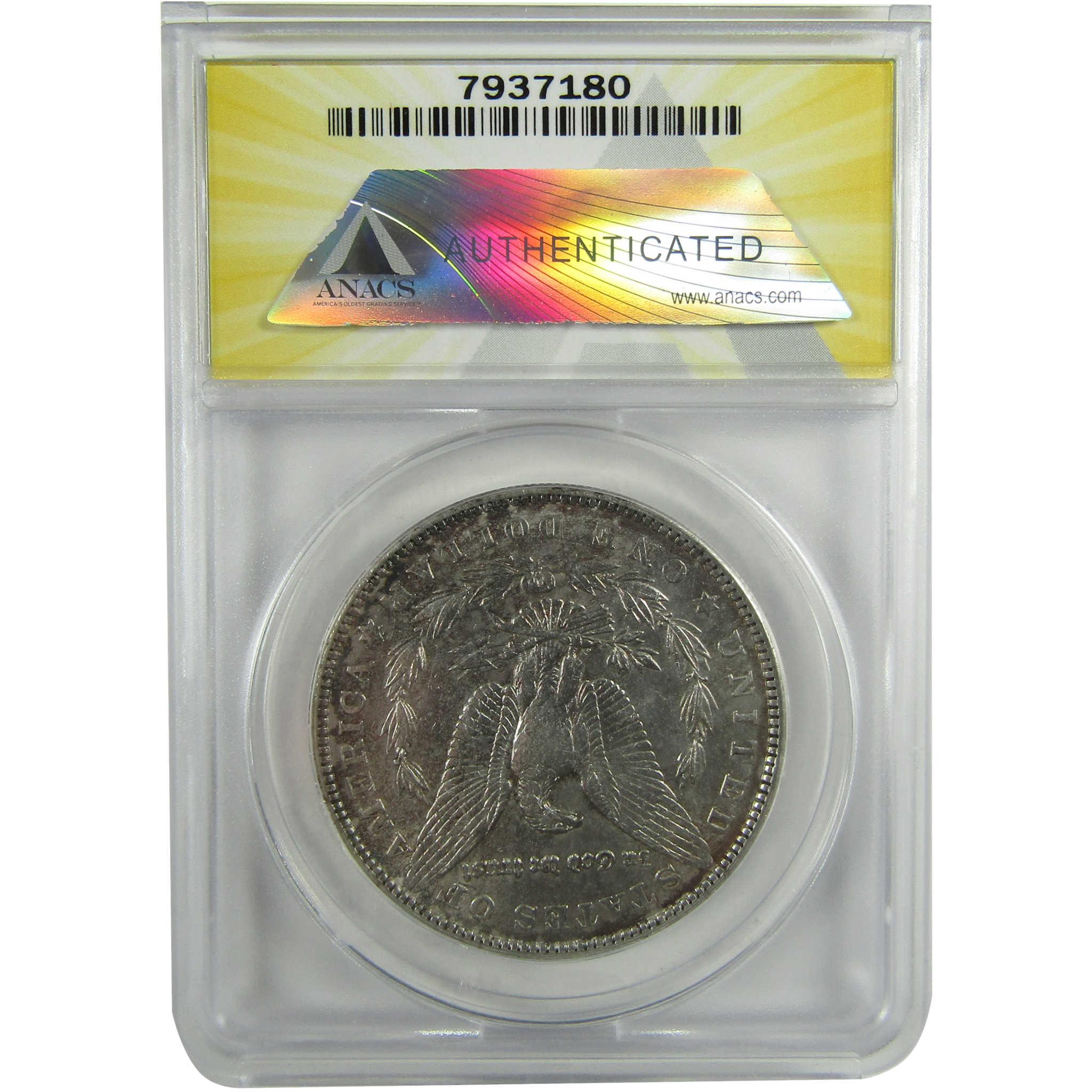 1901 Morgan Silver Dollar AU 50 ANACS $1 Coin Collectible SKU:I28006 - Morgan coin - Morgan silver dollar - Morgan silver dollar for sale - Profile Coins & Collectibles