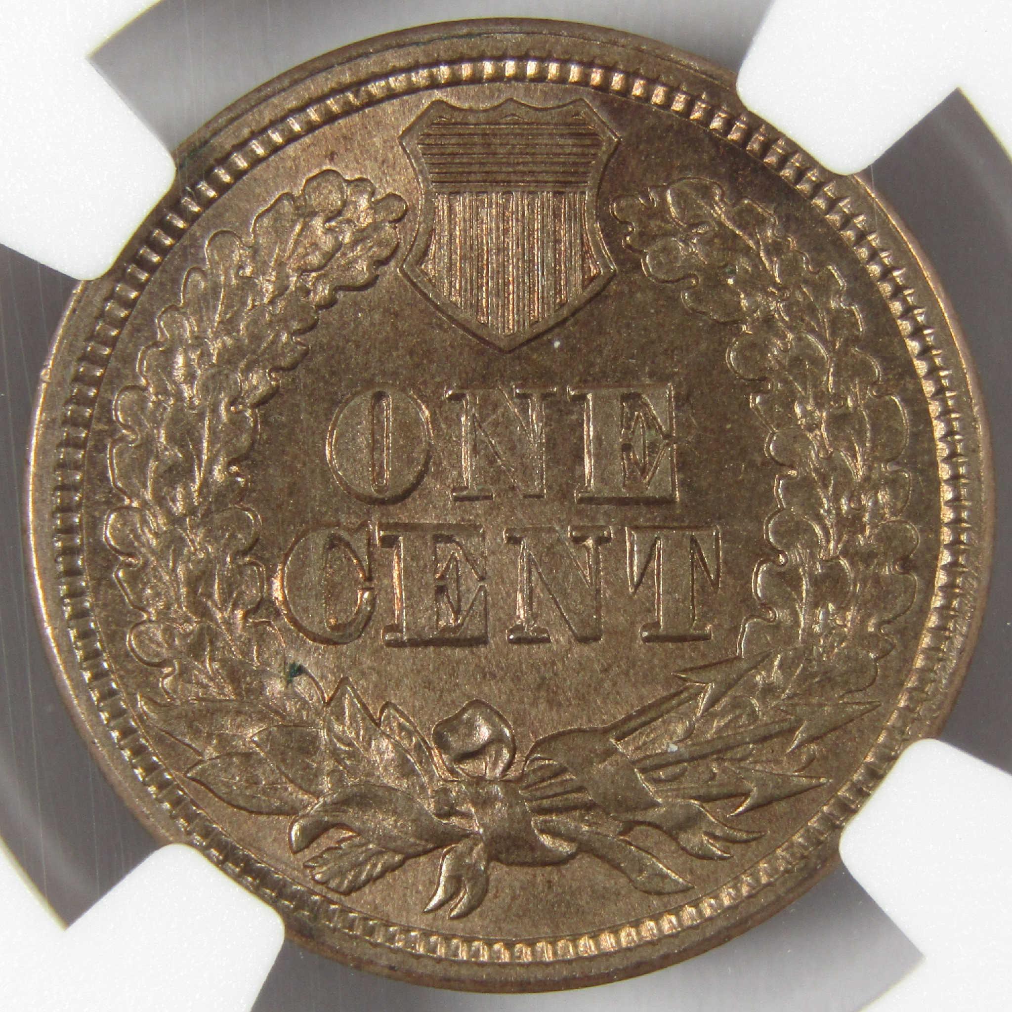 1863 Indian Head Cent MS 64 NGC Penny Uncirculated 1c Coin Collectible