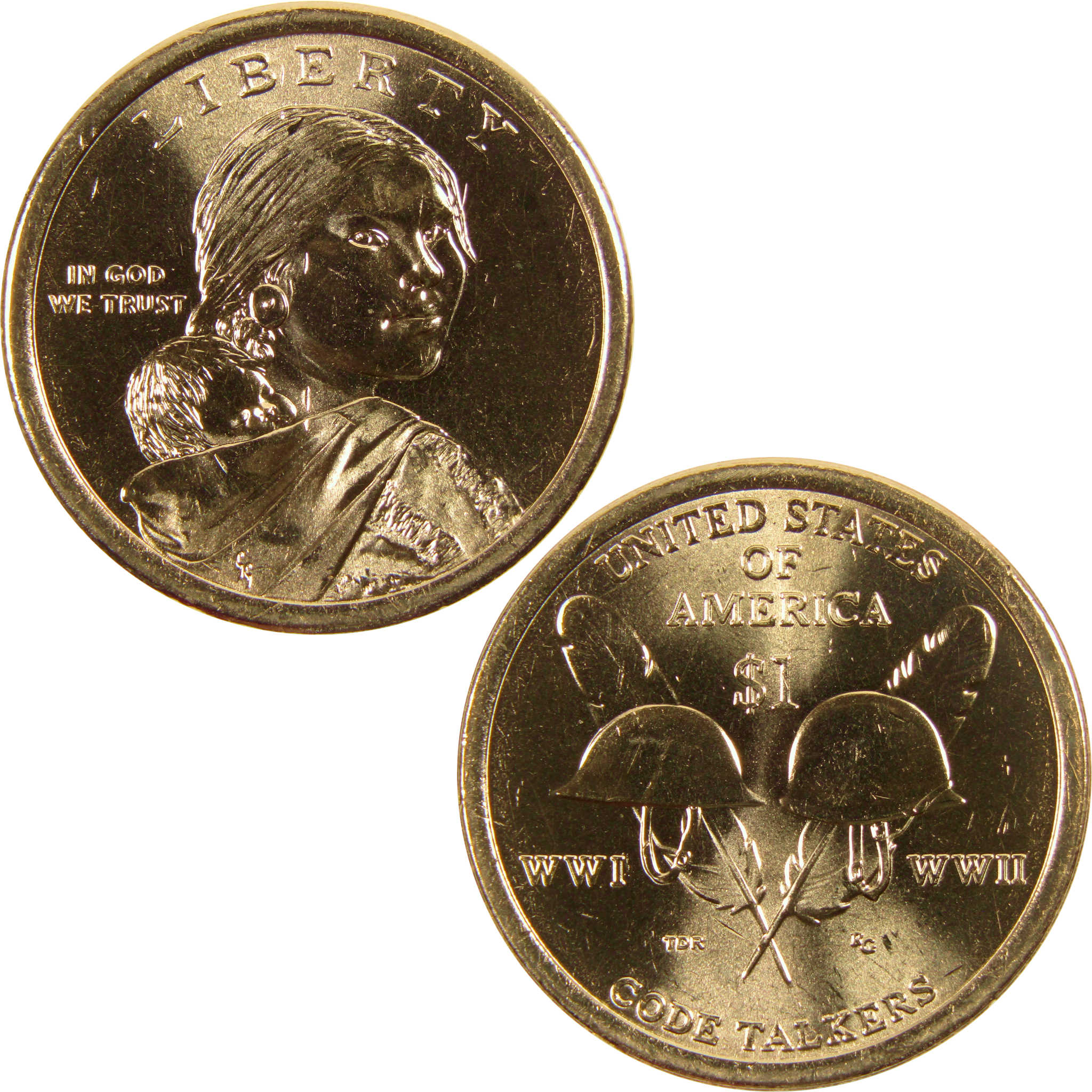 2016 D Code Talkers Native American Dollar BU Uncirculated $1 Coin