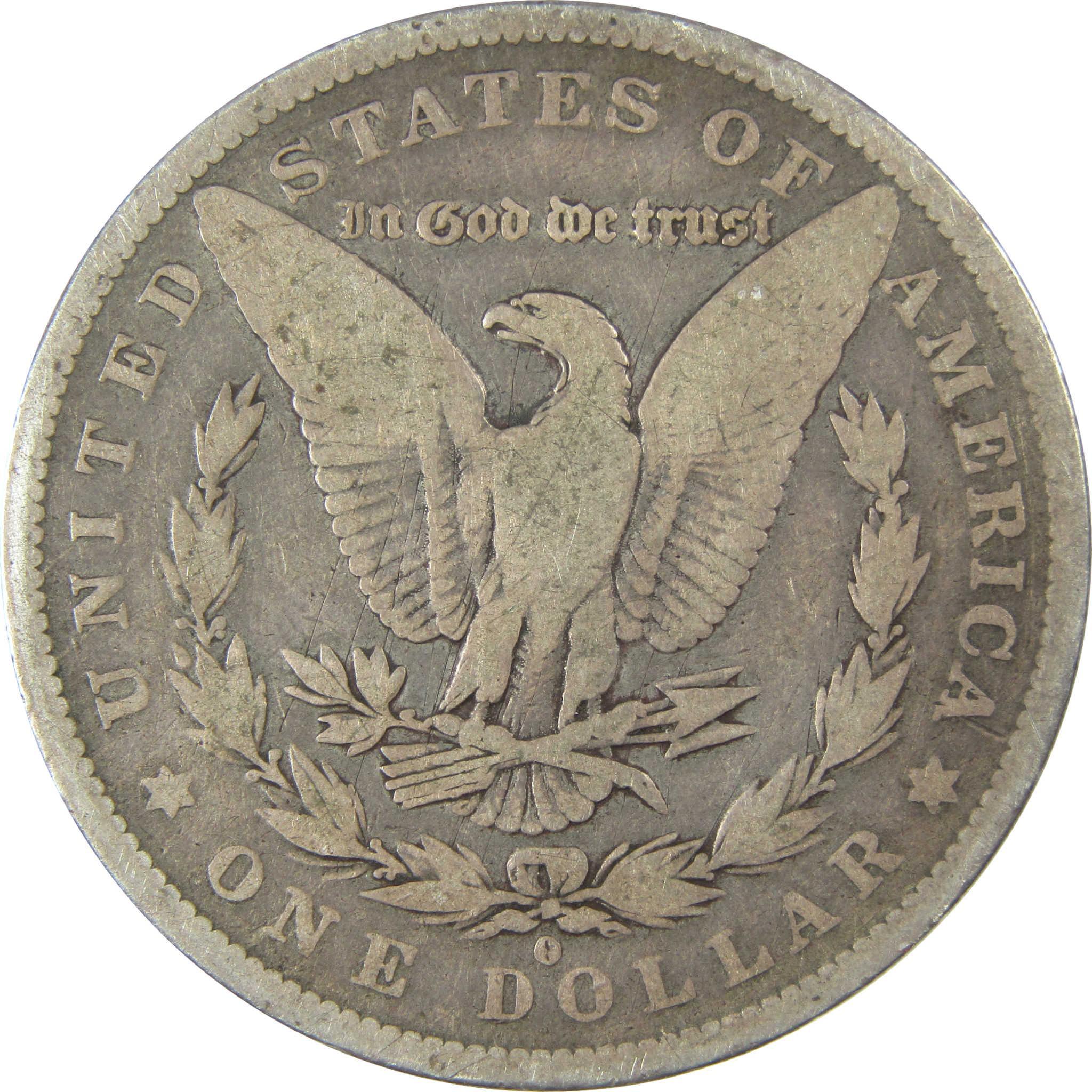 1882 O/S Morgan Silver Dollar VG Very Good Details $1 Coin SKU:CP663 - Morgan coin - Morgan silver dollar - Morgan silver dollar for sale - Profile Coins & Collectibles
