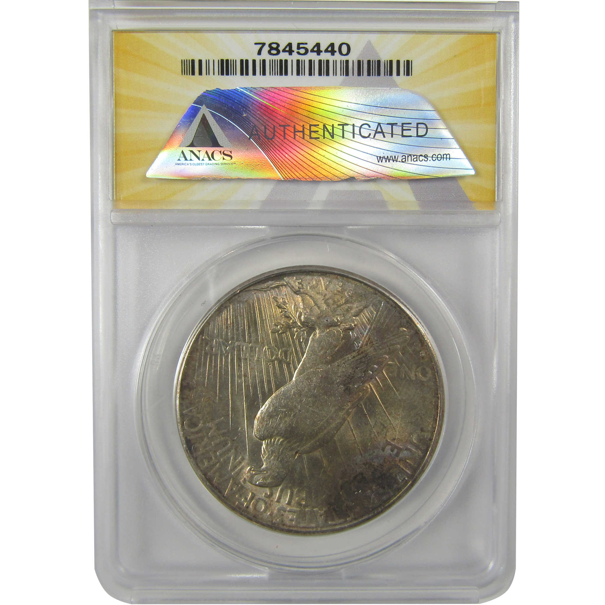 1928 S Peace Dollar AU 55 Details ANACS Silver $1 Coin SKU:I21514