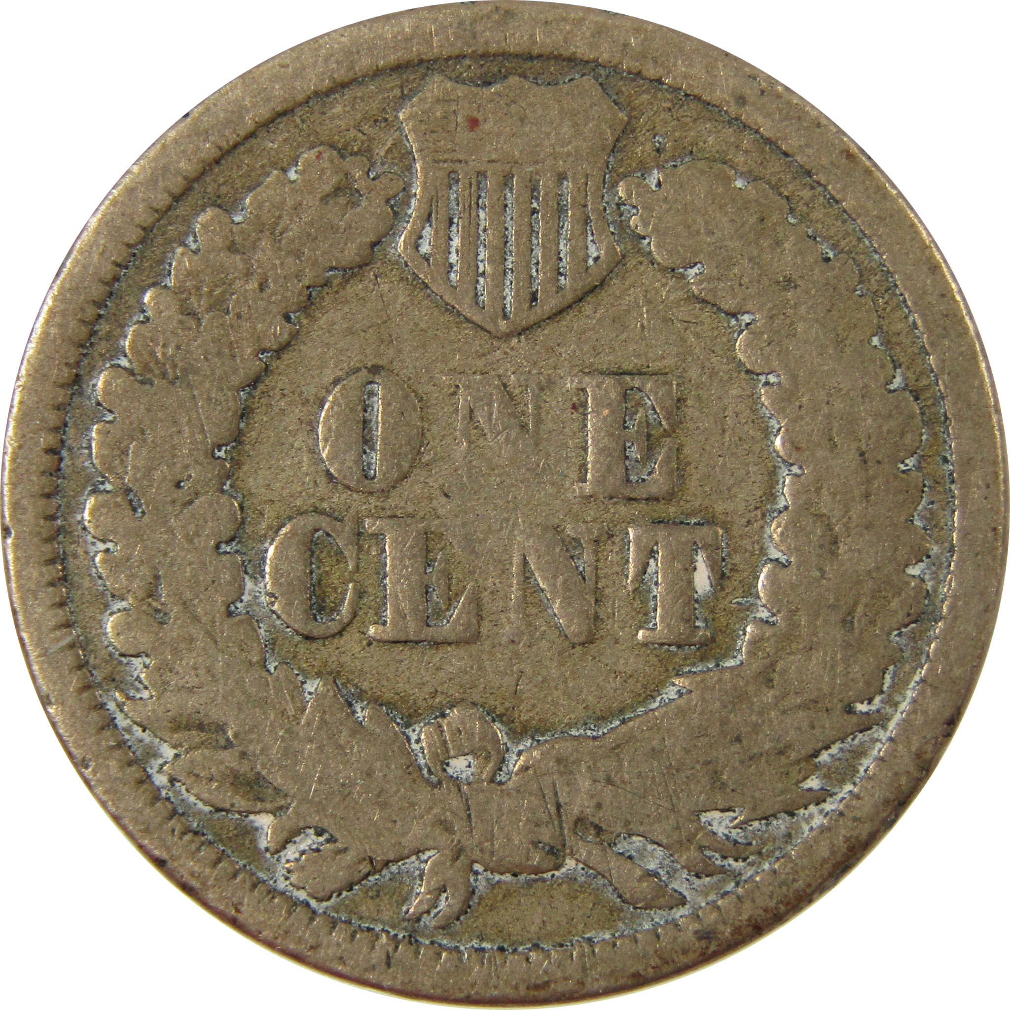 1864 Indian Head Copper-Nickel Cent G Good Details Penny SKU:CP1220