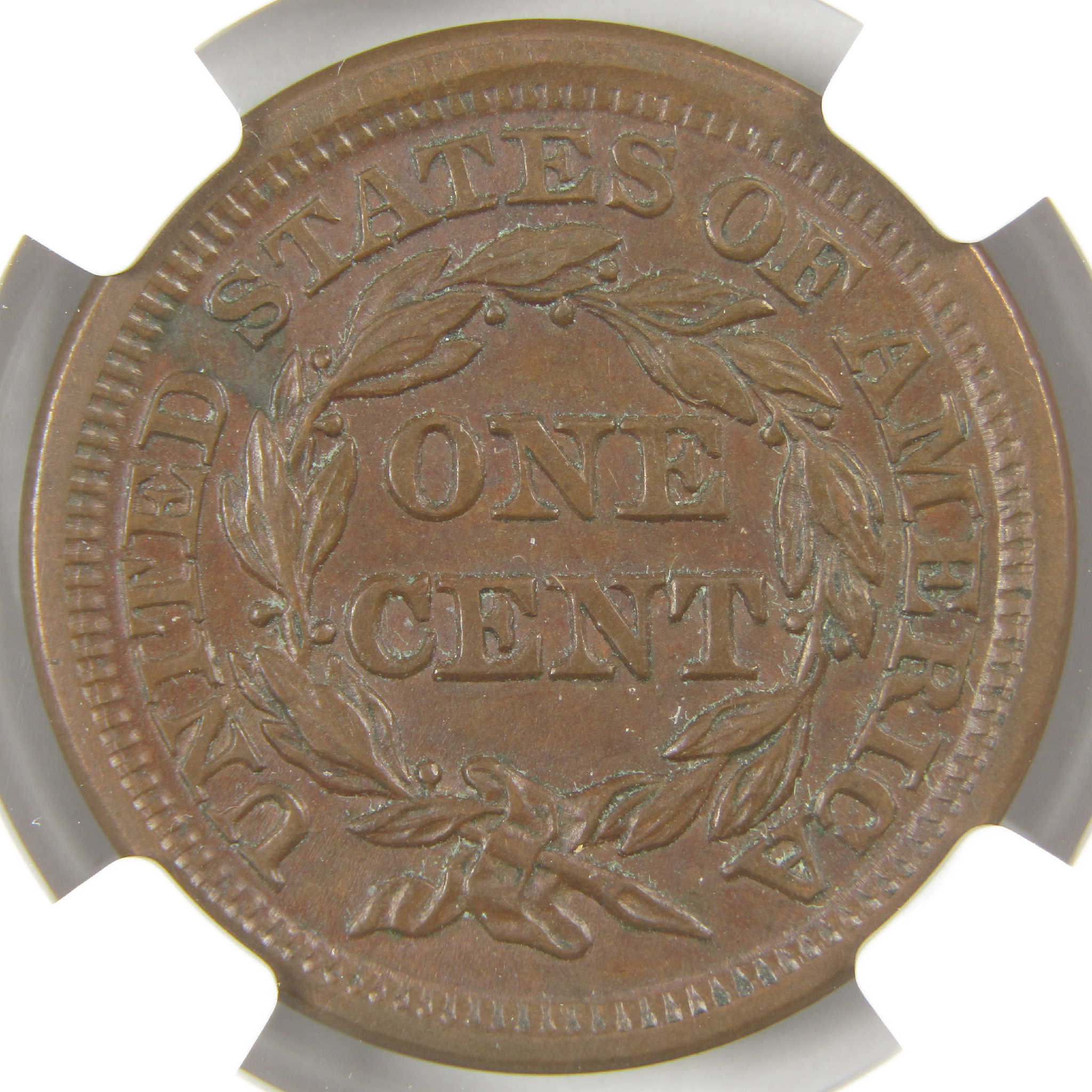 1848 Braided Hair Large Cent MS 63 BN NGC Uncirculated SKU:I9197