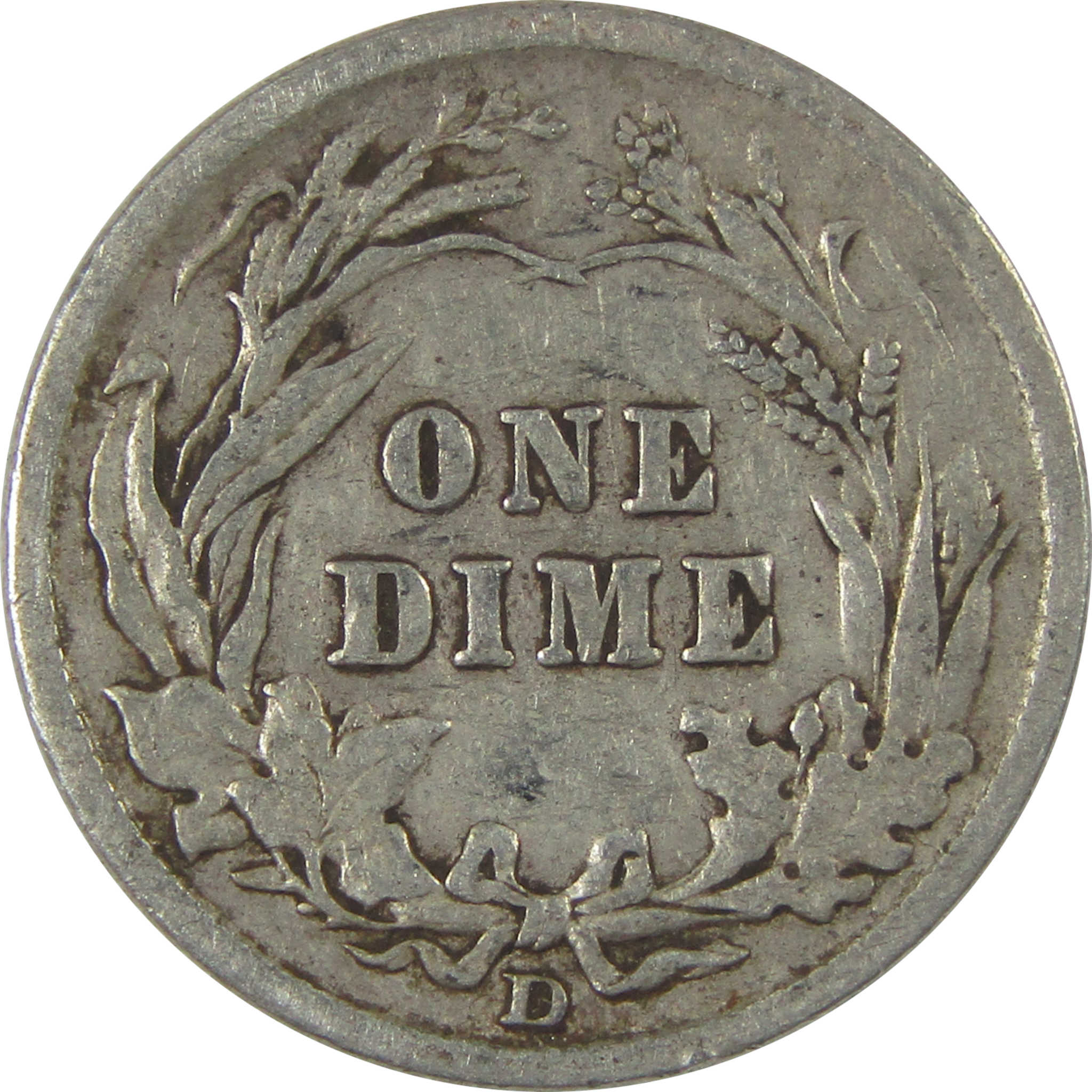 1911 D Barber Dime XF EF Extremely Fine Silver 10c Coin SKU:I21107
