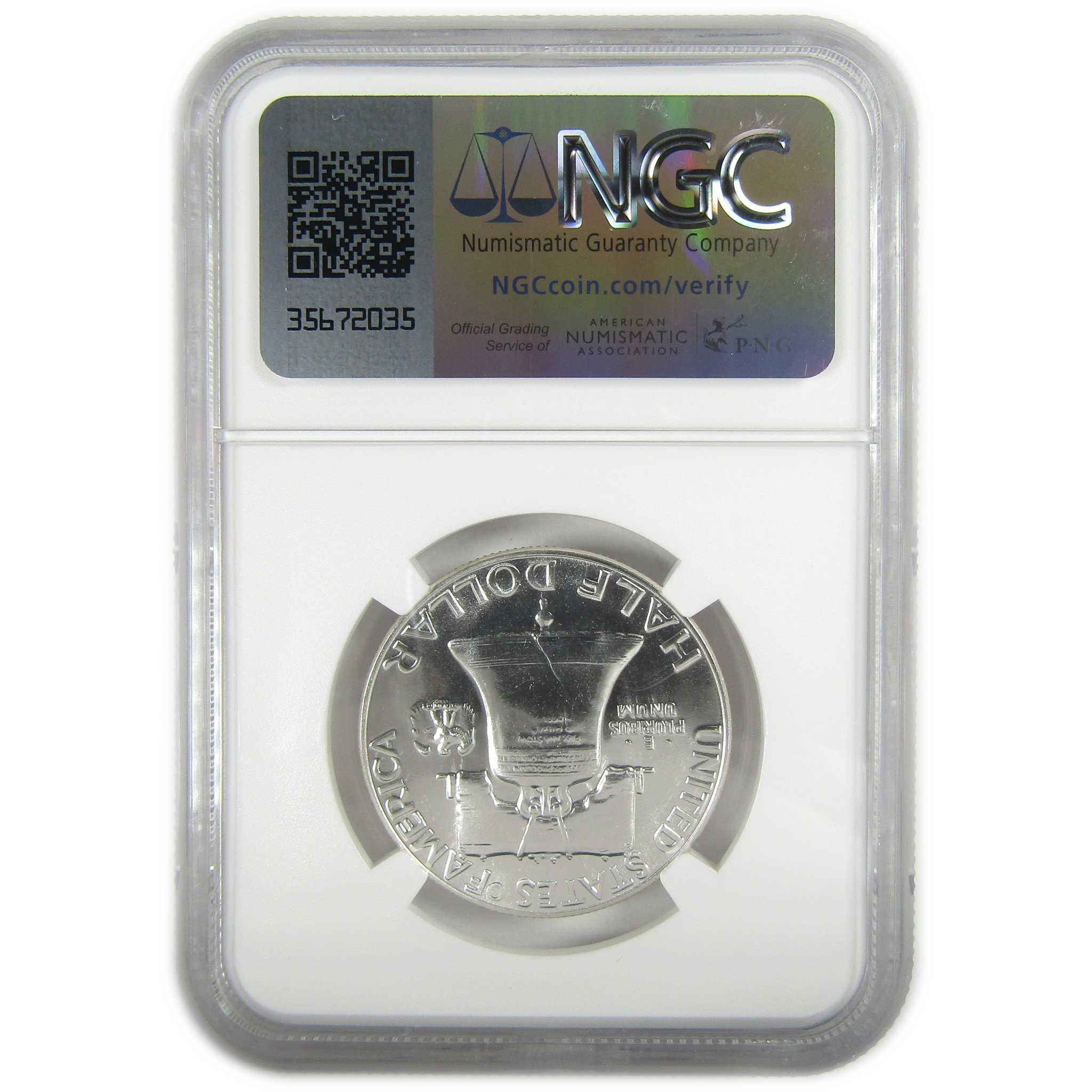 1955 Franklin Silver Half Dollar PF 68 NGC Proof 50c Coin SKU:I27410