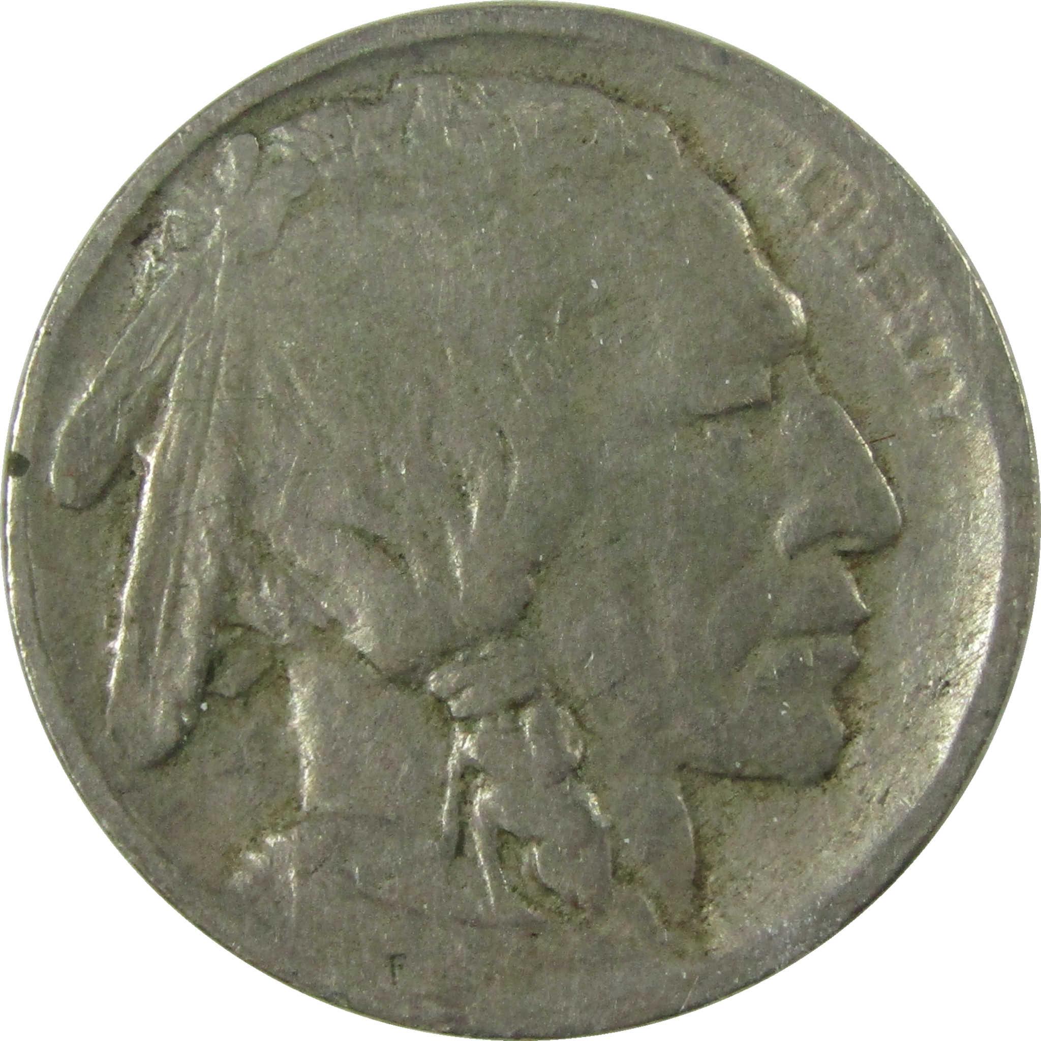 1913 D Type 2 Indian Head Buffalo Nickel VG Very Good SKU:I27859