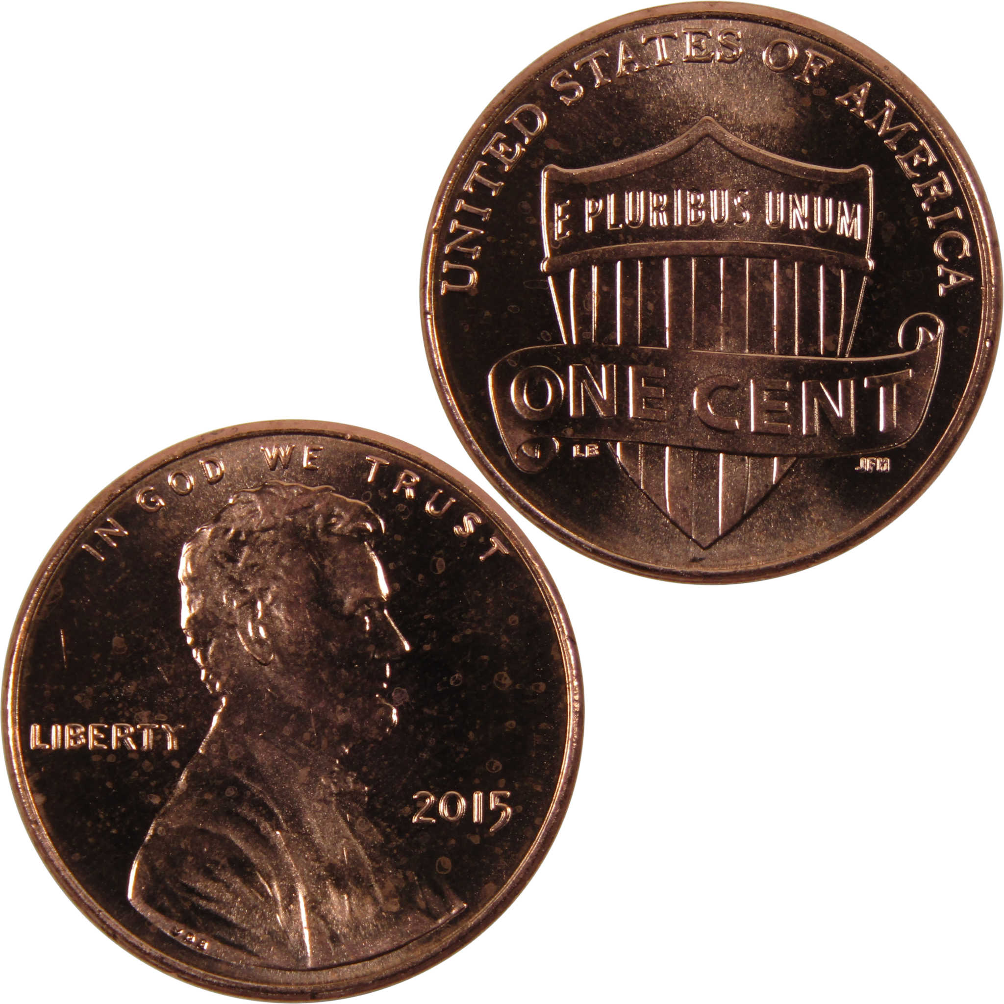 2015 Lincoln Shield Cent BU Uncirculated Penny 1c Coin