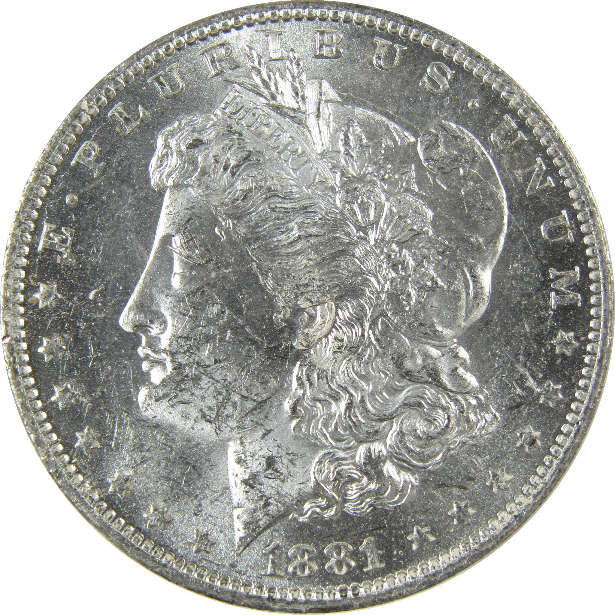 1881 O Morgan Silver Dollar Uncirculated Mint State $1 Coin SKU:I27690 - Morgan coin - Morgan silver dollar - Morgan silver dollar for sale - Profile Coins & Collectibles