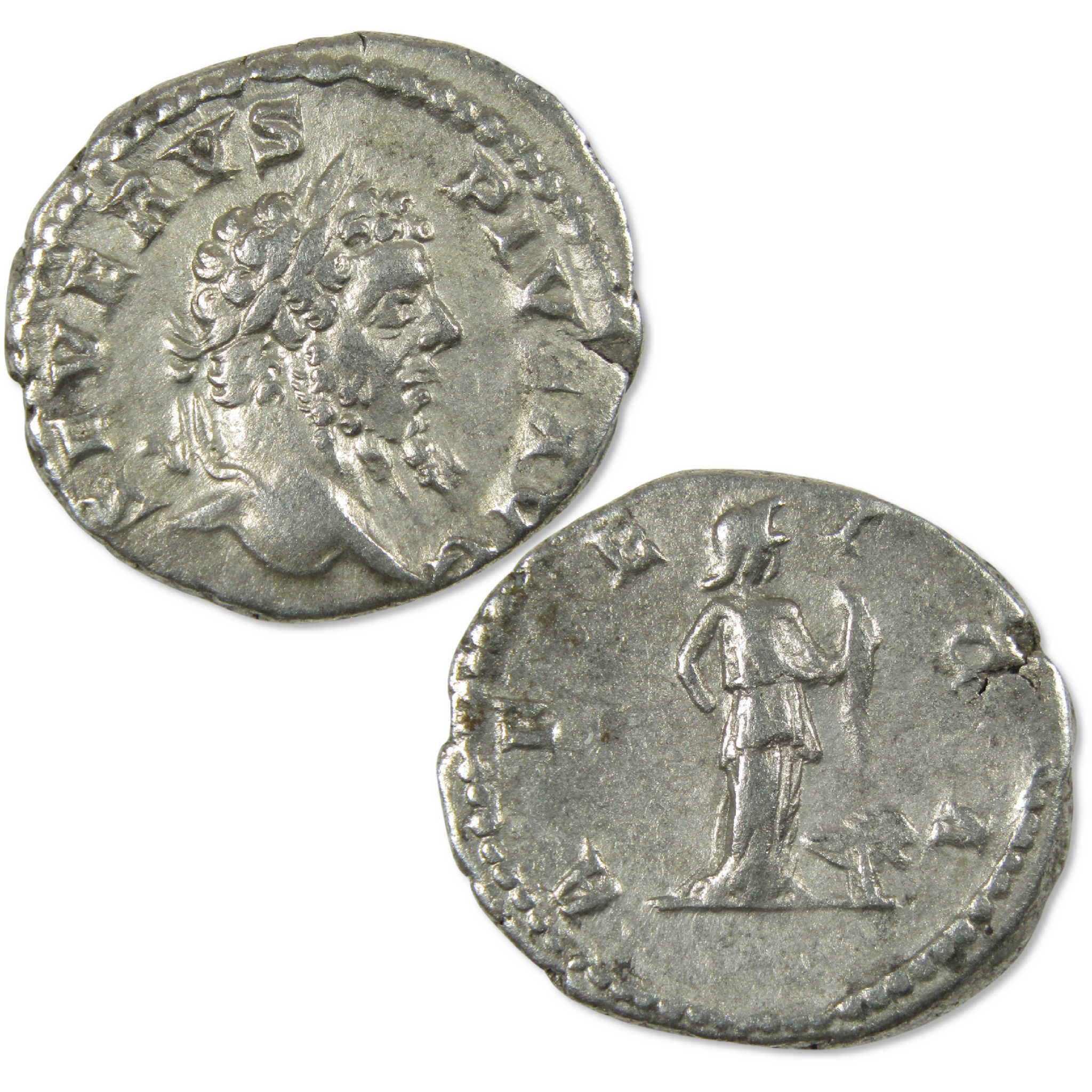 193-211 AD Septimius Severus Roman Empire Silver Denarius VF Ancient