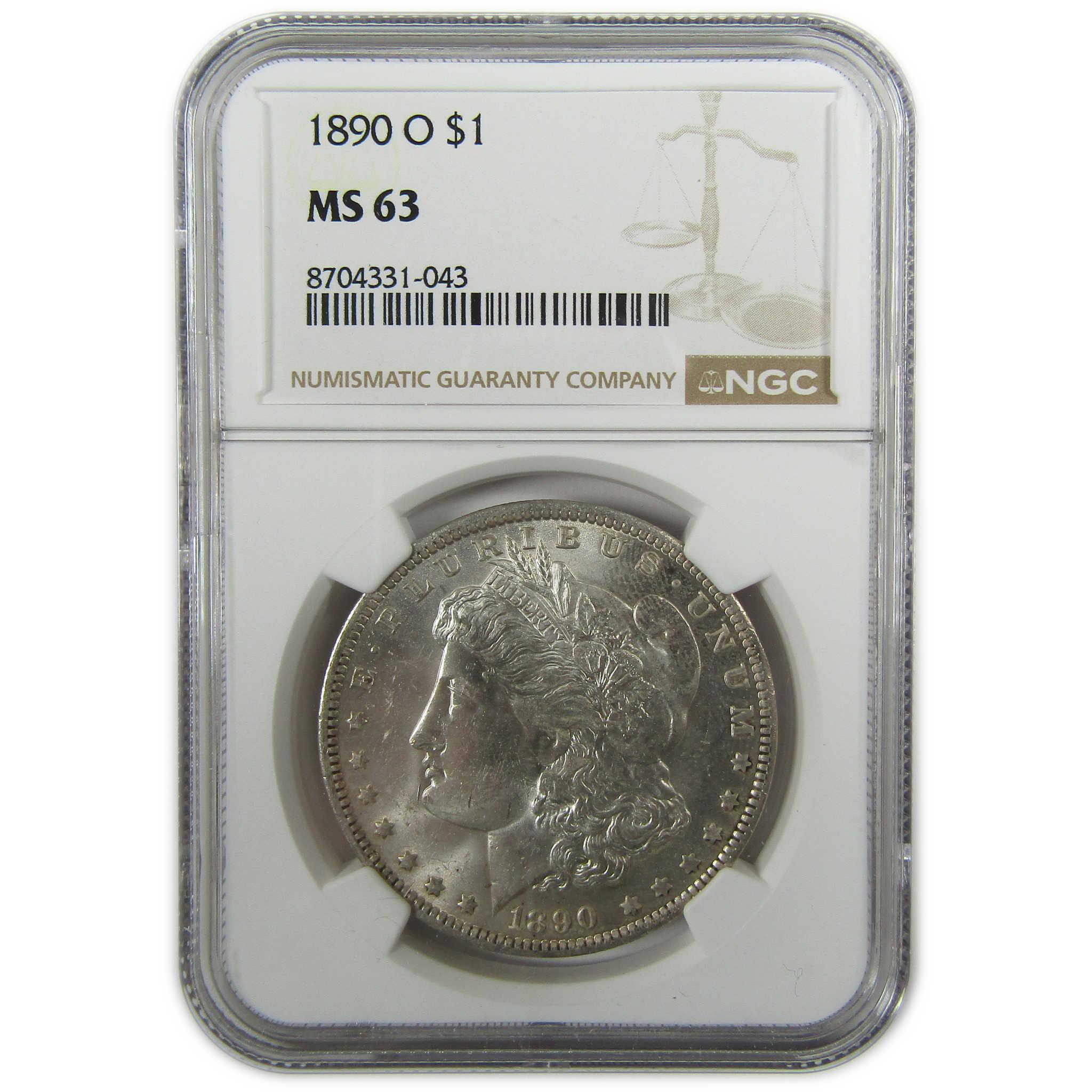 1890 O Morgan Silver Dollar MS 63 NGC Uncirculated $1 Coin SKU:I27522 - Morgan coin - Morgan silver dollar - Morgan silver dollar for sale - Profile Coins & Collectibles