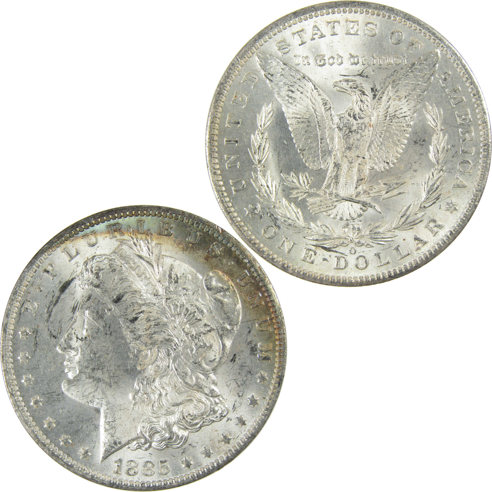 1885 O Morgan Silver Dollar Uncirculated Mint State $1 Coin SKU:I27471