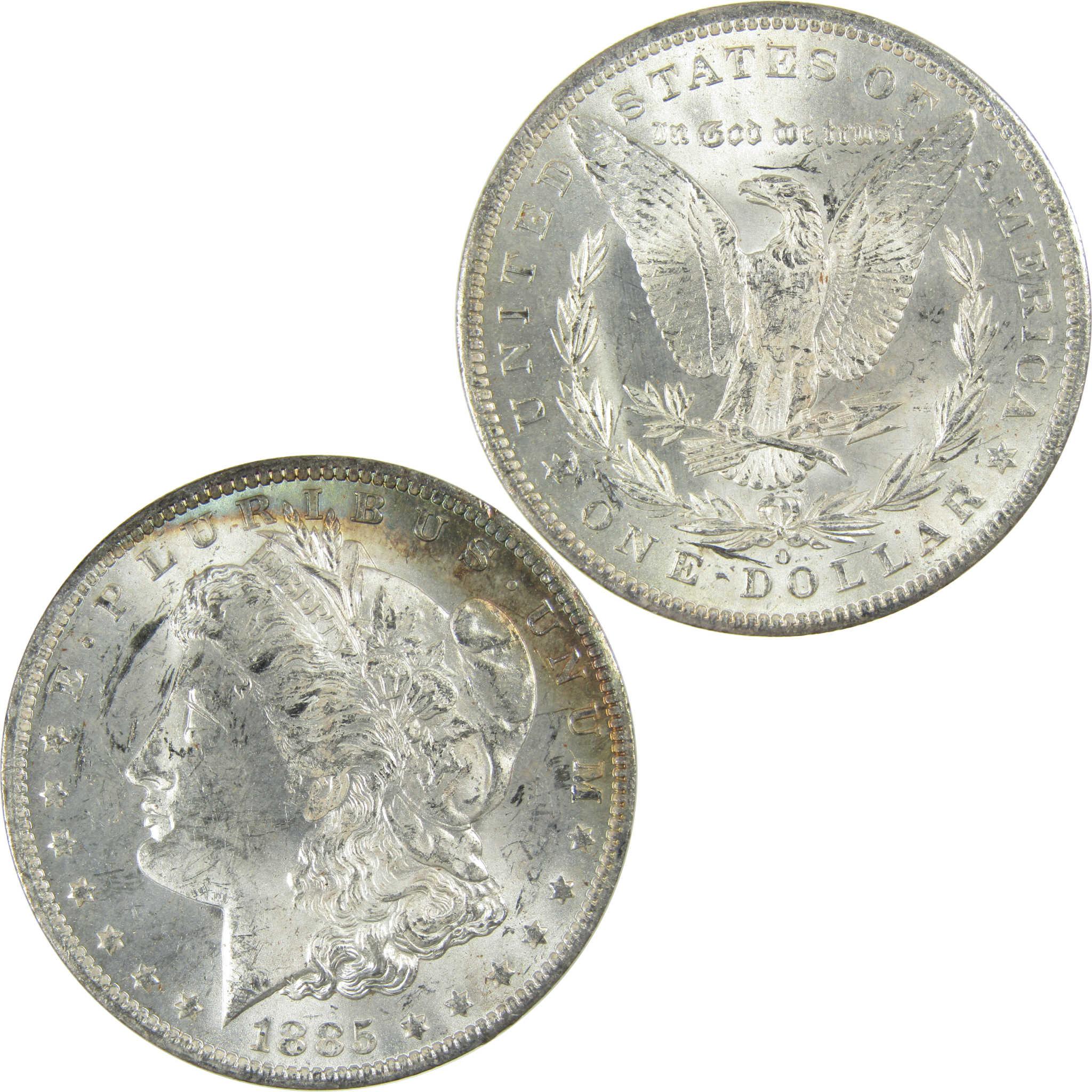 1885 O Morgan Silver Dollar Uncirculated Mint State $1 Coin SKU:I27471 - Morgan coin - Morgan silver dollar - Morgan silver dollar for sale - Profile Coins & Collectibles