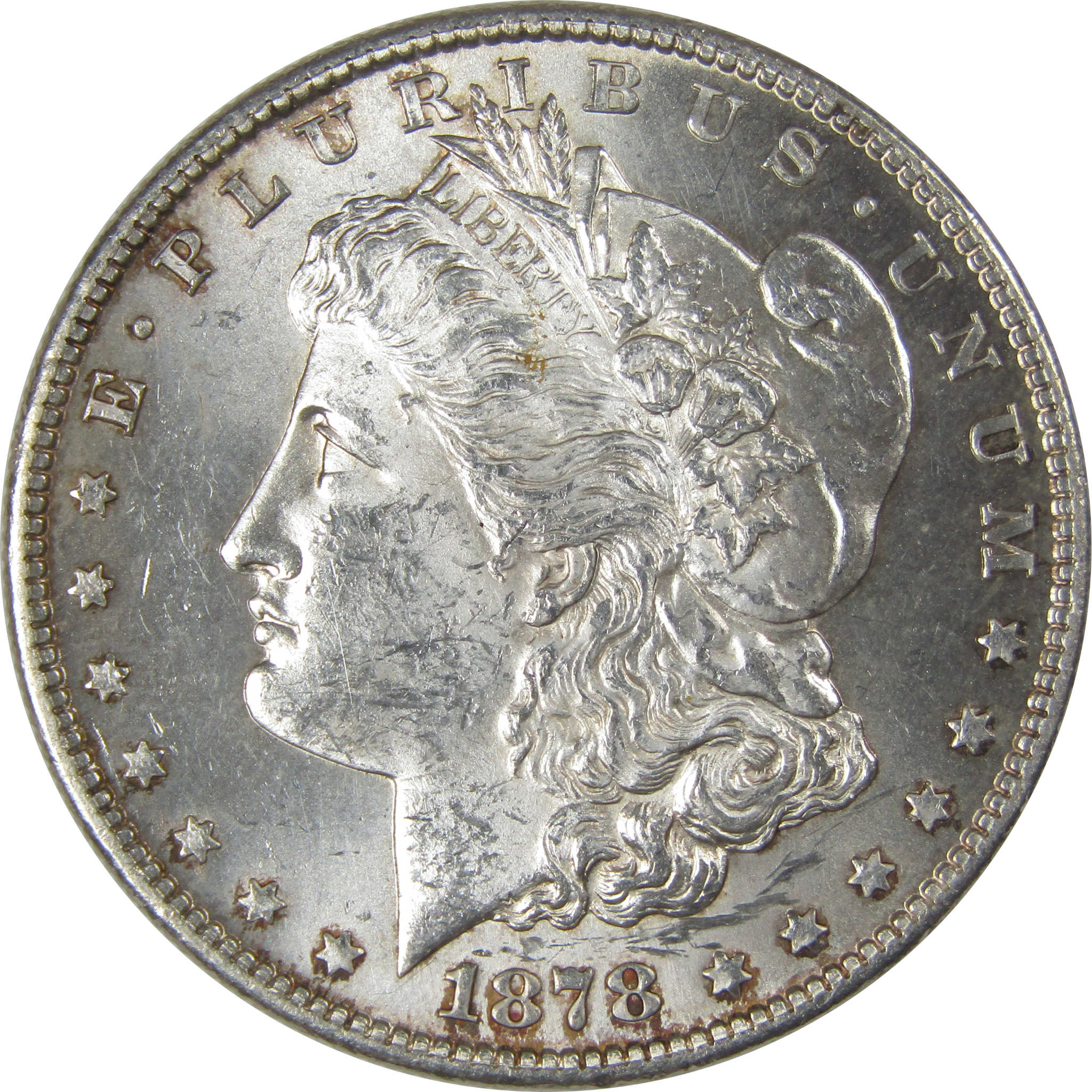 1878 S Morgan Dollar Uncirculated Silver $1 Coin SKU:I22797 - Morgan coin - Morgan silver dollar - Morgan silver dollar for sale - Profile Coins & Collectibles