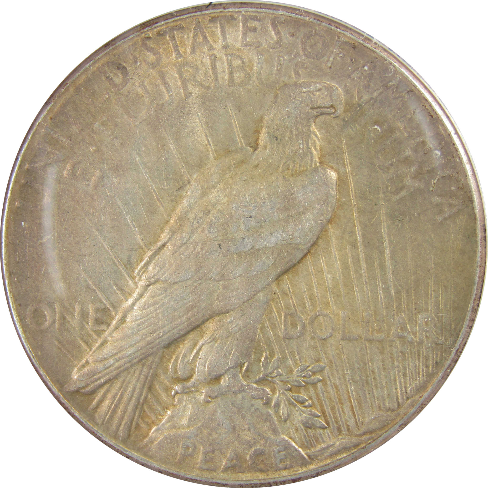1926 Peace Dollar AU 58 Details ANACS Silver $1 Coin SKU:I20369
