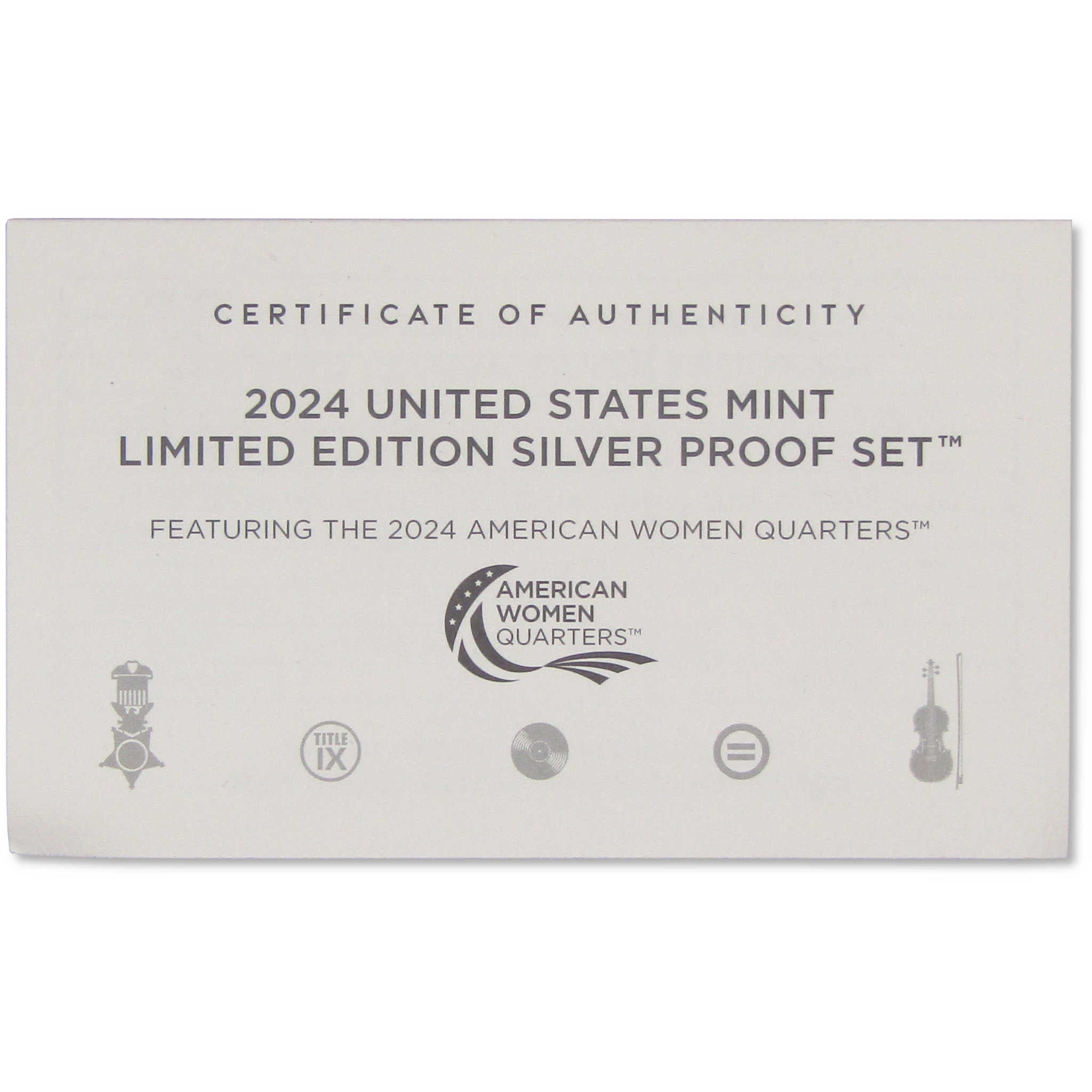 2024 U.S Mint Limited Edition Silver Proof Set OGP COA SKU:OPC201