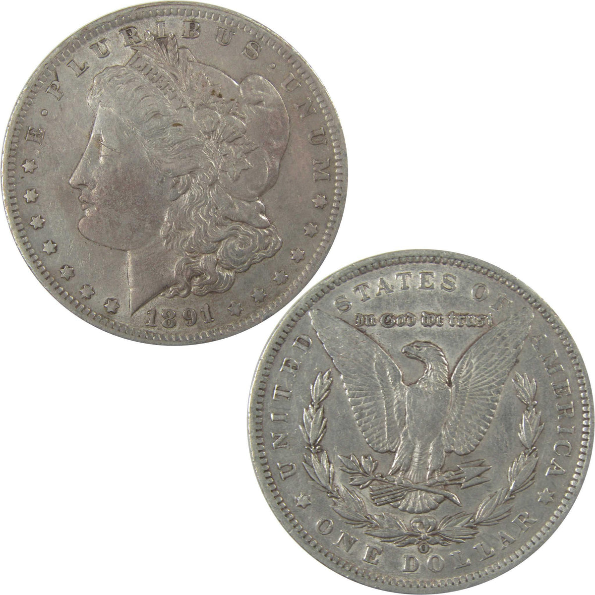 1891 O Morgan Silver Dollar XF EF Extremely Fine $1 Coin SKU:I23952 - Morgan coin - Morgan silver dollar - Morgan silver dollar for sale - Profile Coins & Collectibles