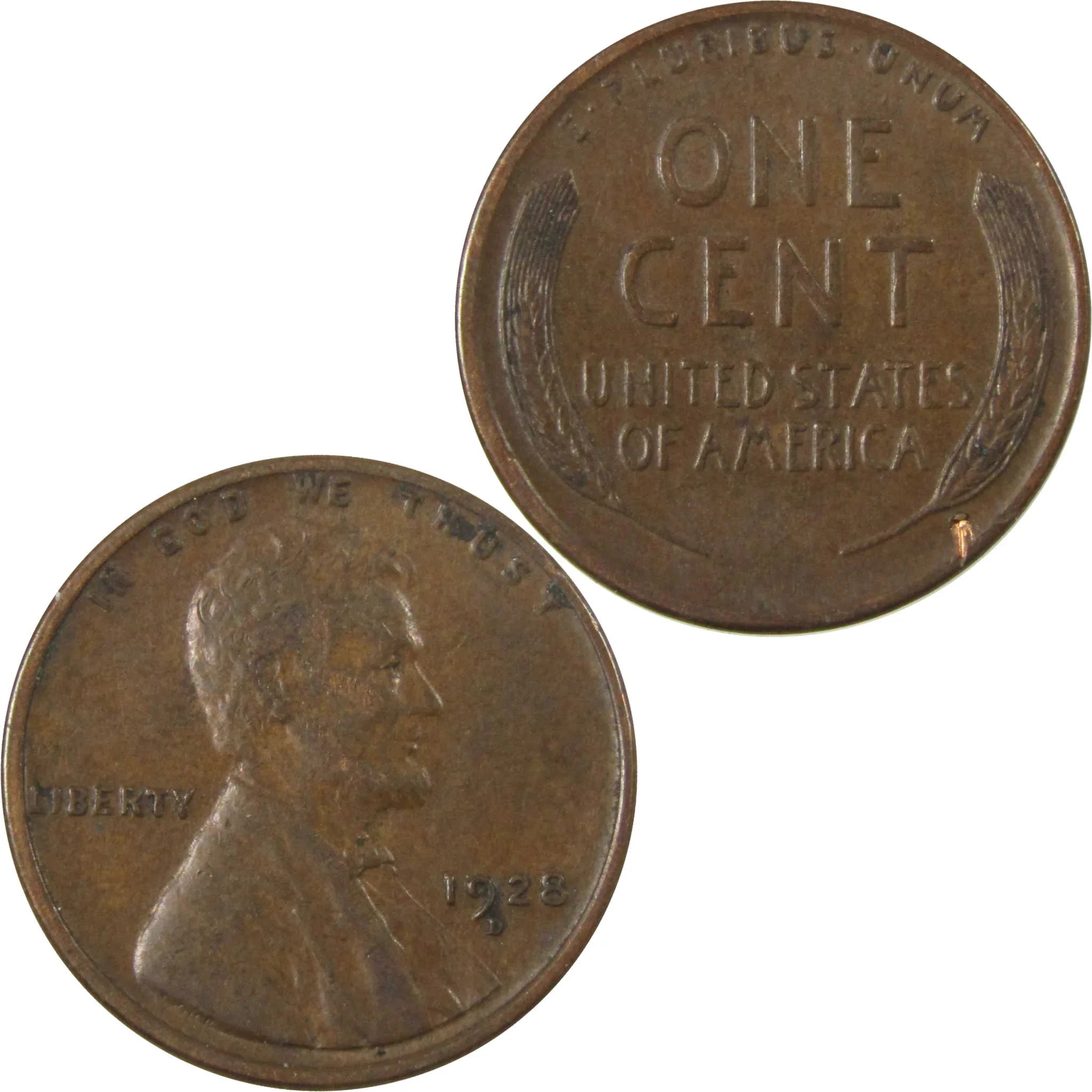 1928 D Lincoln Wheat Cent VF Very Fine Penny 1c Coin SKU:I27594