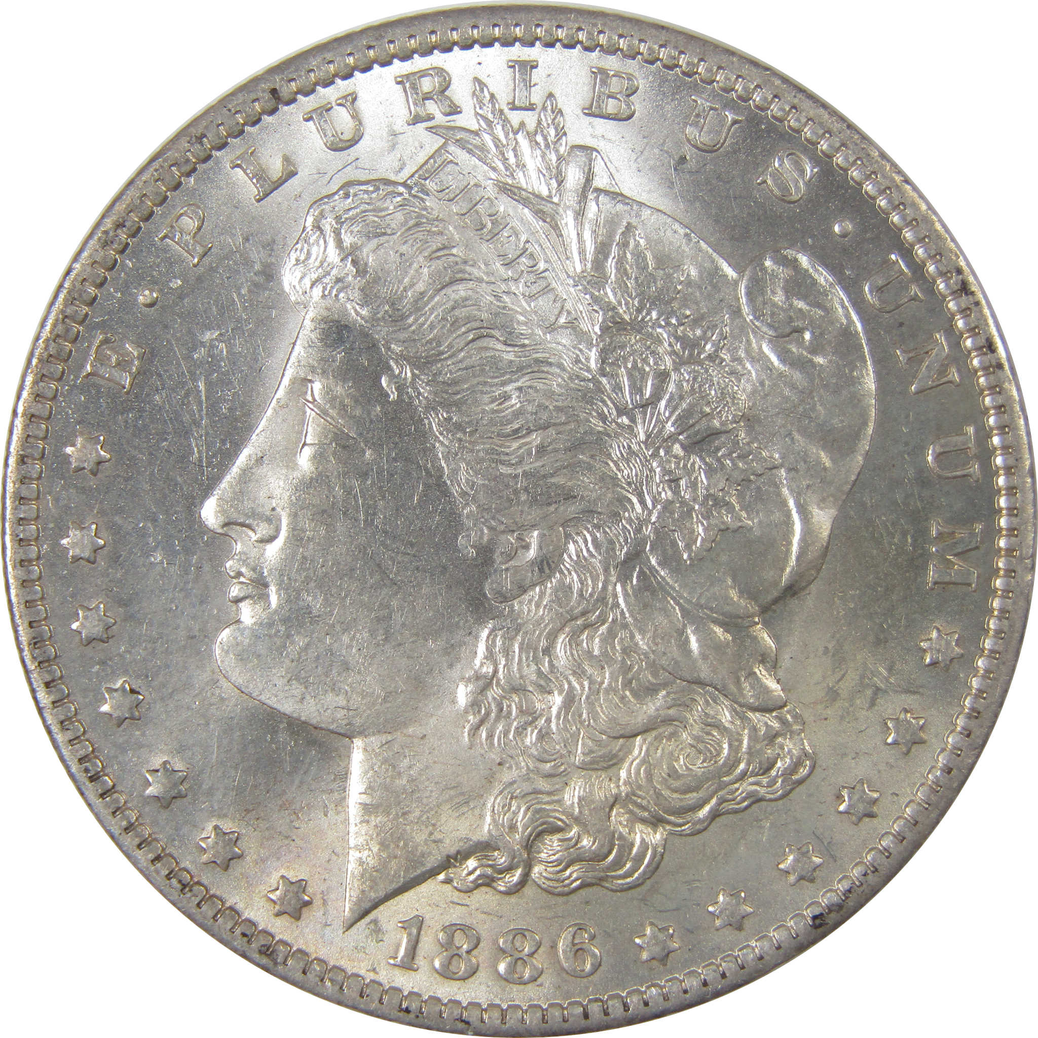 1886 O Morgan Dollar Uncirculated Silver $1 Coin SKU:I18010 - Morgan coin - Morgan silver dollar - Morgan silver dollar for sale - Profile Coins & Collectibles