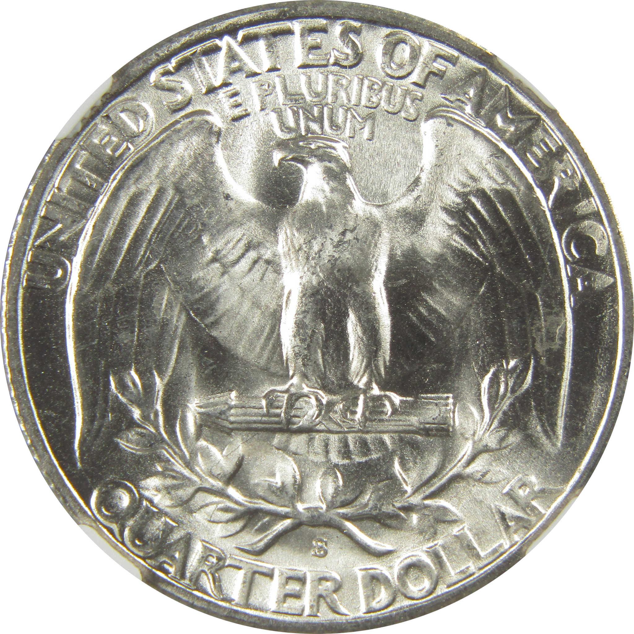 1946 S Washington Quarter MS 66 NGC Silver Bag Fragment SKU:I20511