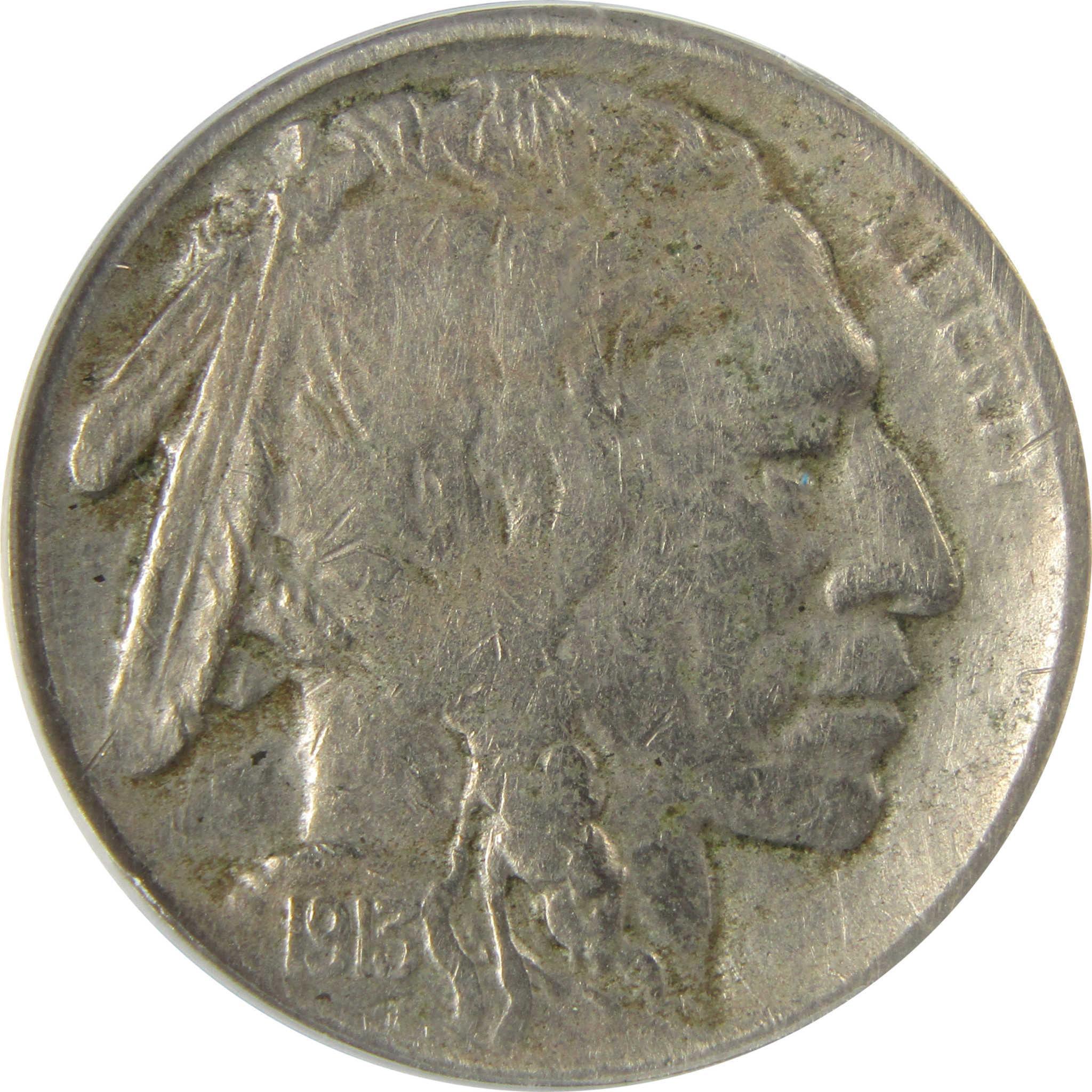 1913 S Type 2 Indian Head Buffalo Nickel VF 30 Details ANACS SKU:CP761