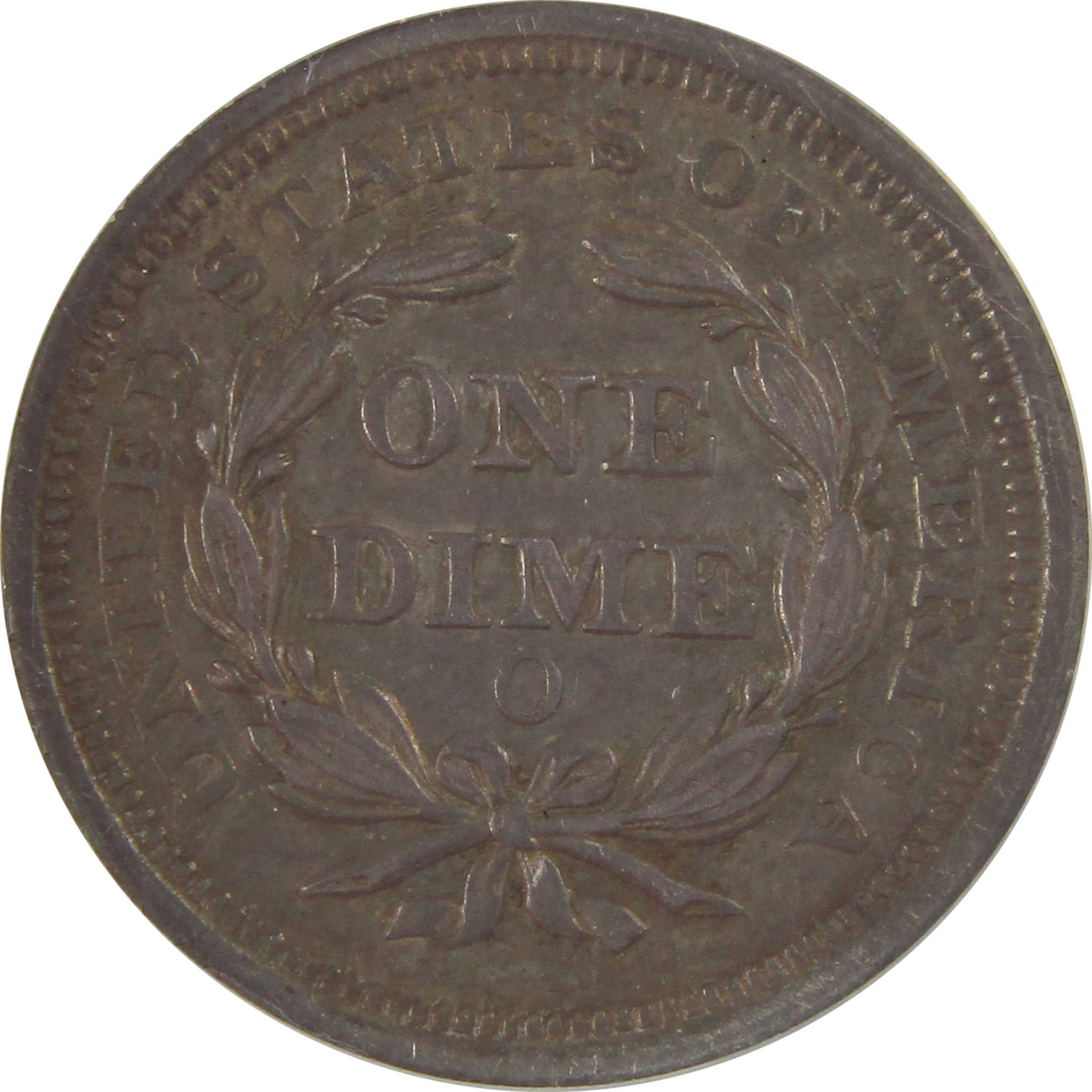 1852 O Seated Liberty Dime AU 55 ANACS Silver 10c Coin SKU:I20929