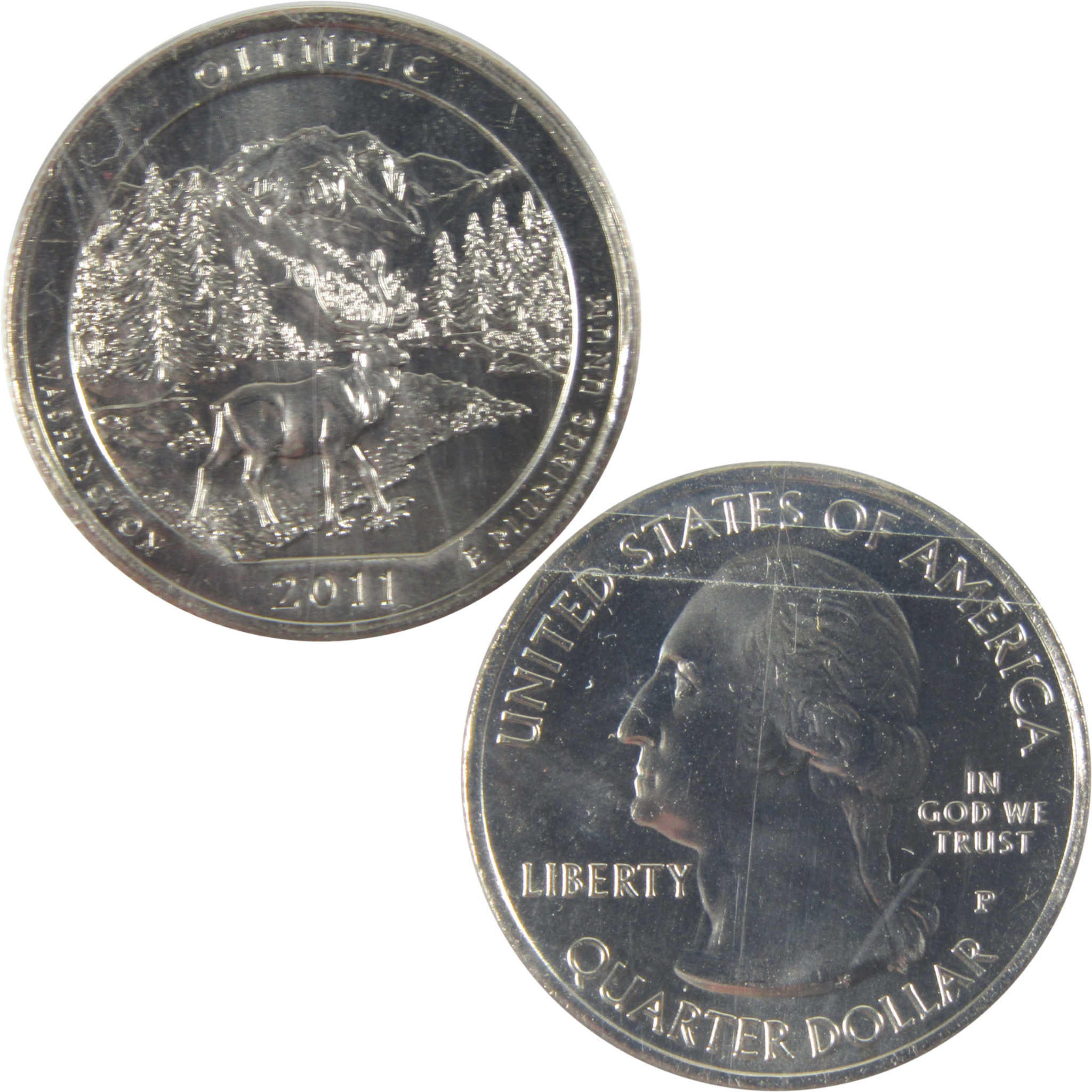 2011 Olympic America the Beautiful Quarters 3-Coin Set SKU:CPC9003