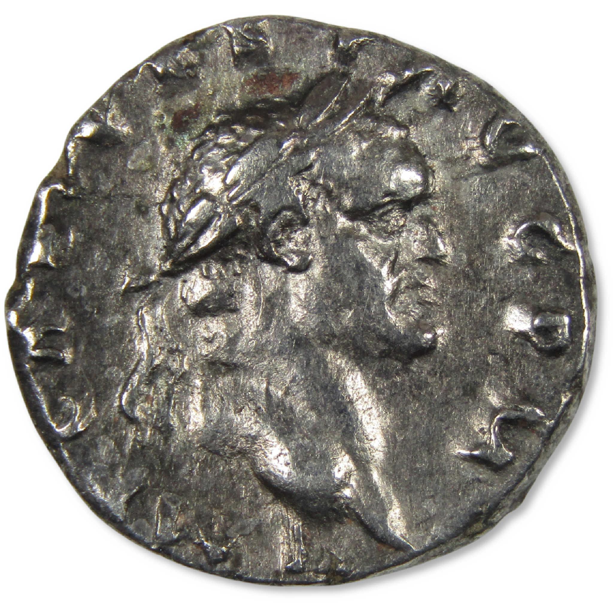 69-79 AD Vespasian Roman Empire Silver Denarius XF Ancient Coin