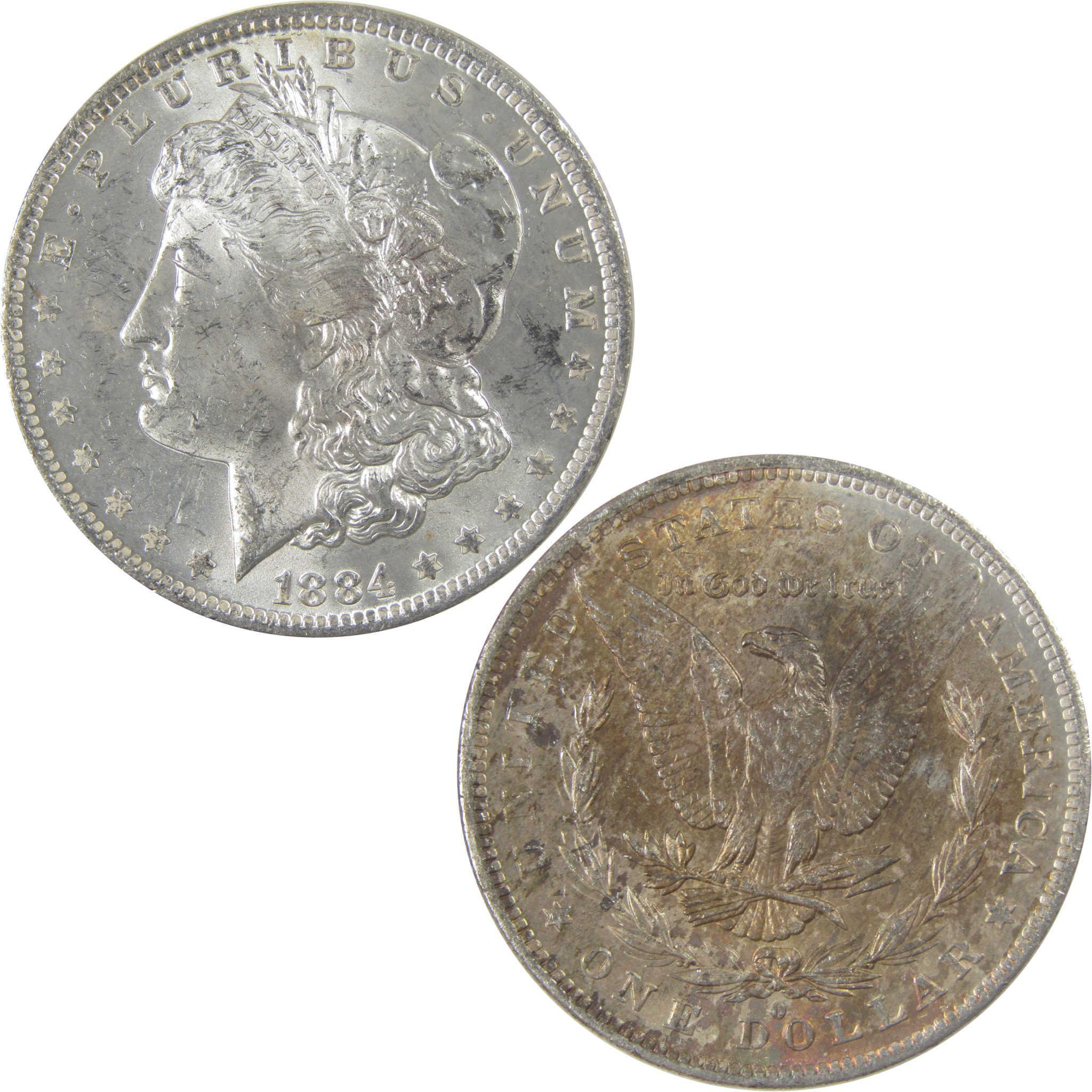 1884 O Morgan Silver Dollar BU Choice Uncirculated Toned SKU:I24198