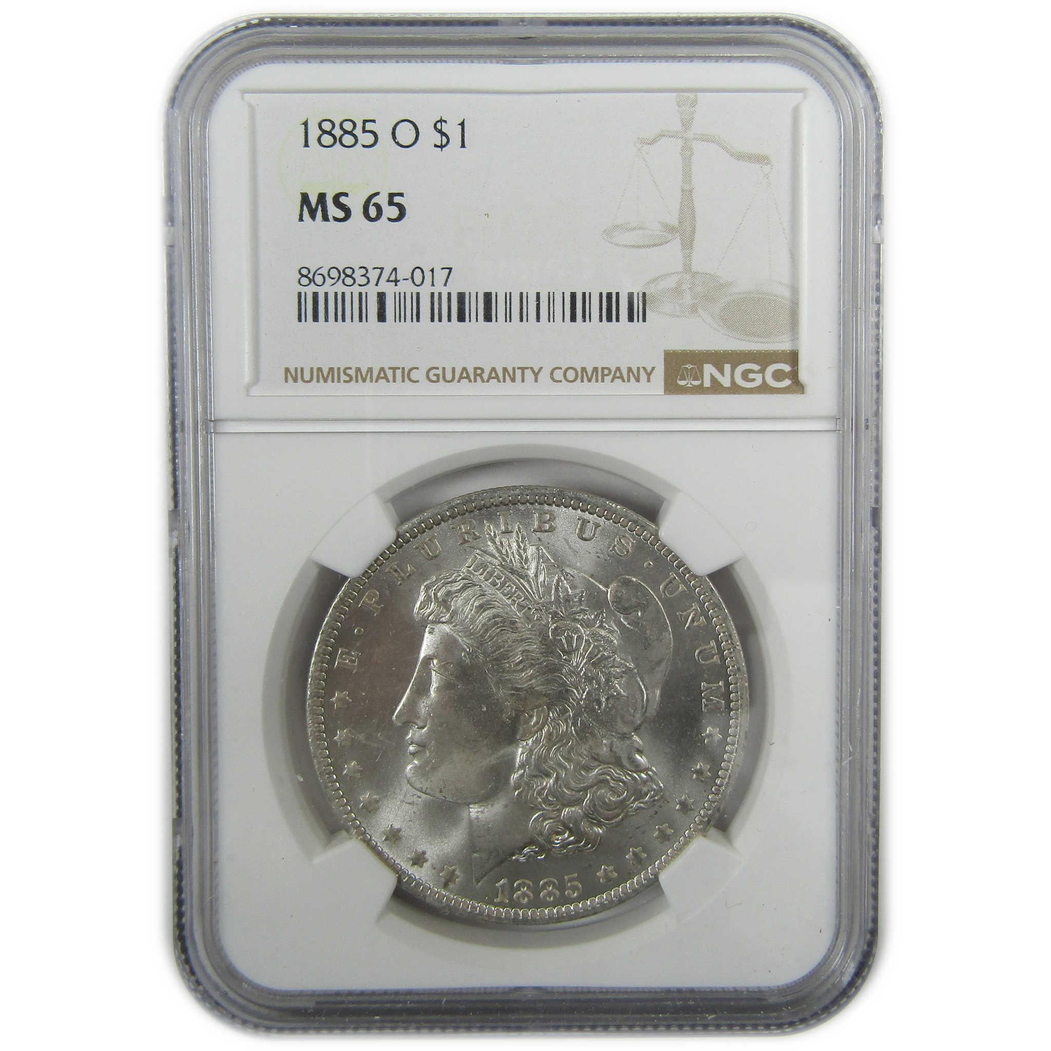 1885 O Morgan Silver Dollar MS 65 NGC Uncirculated $1 Coin SKU:I27923 - Morgan coin - Morgan silver dollar - Morgan silver dollar for sale - Profile Coins & Collectibles