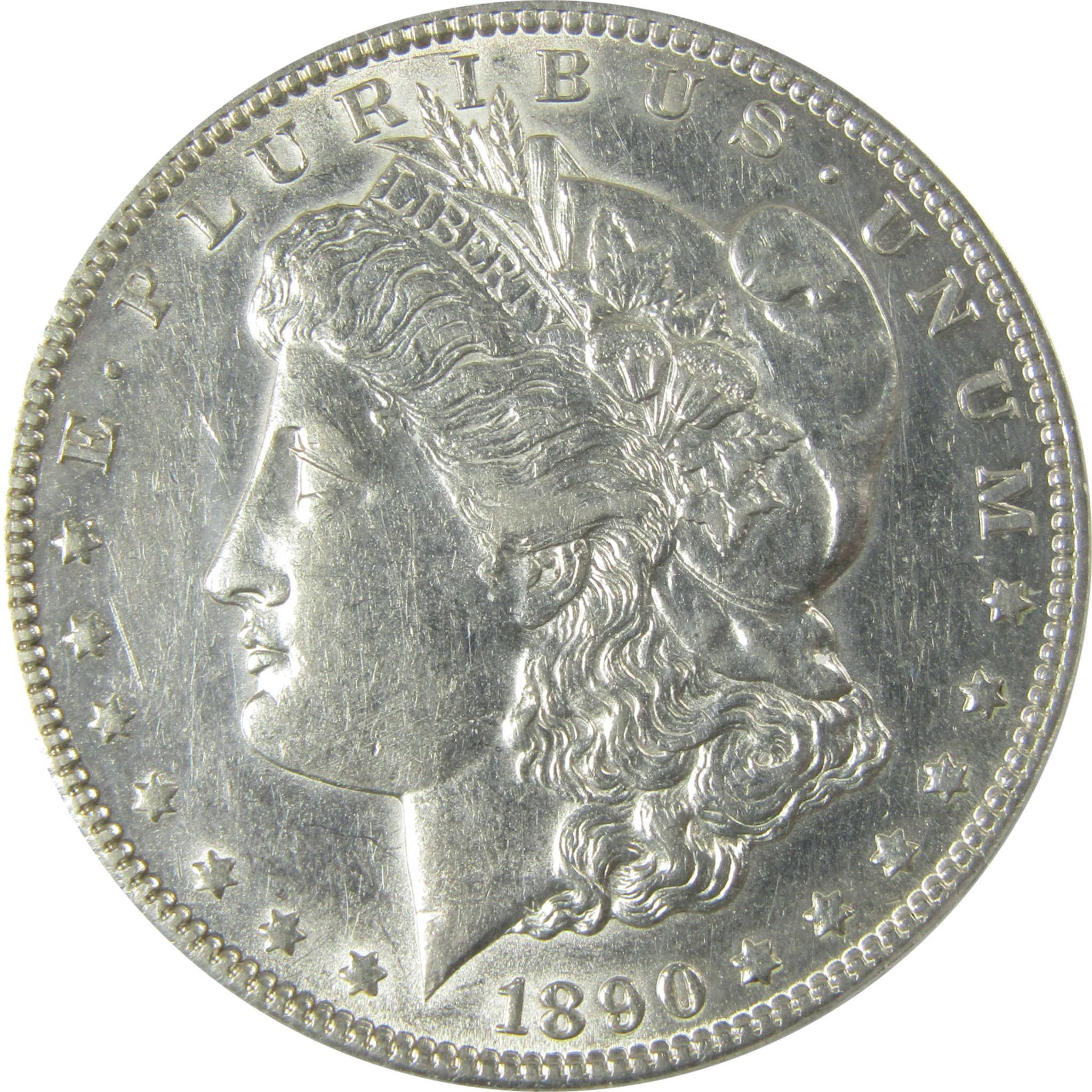 1890 CC Morgan Silver Dollar AU 53 Details ANACS $1 Coin SKU:CP798 - Morgan coin - Morgan silver dollar - Morgan silver dollar for sale - Profile Coins & Collectibles