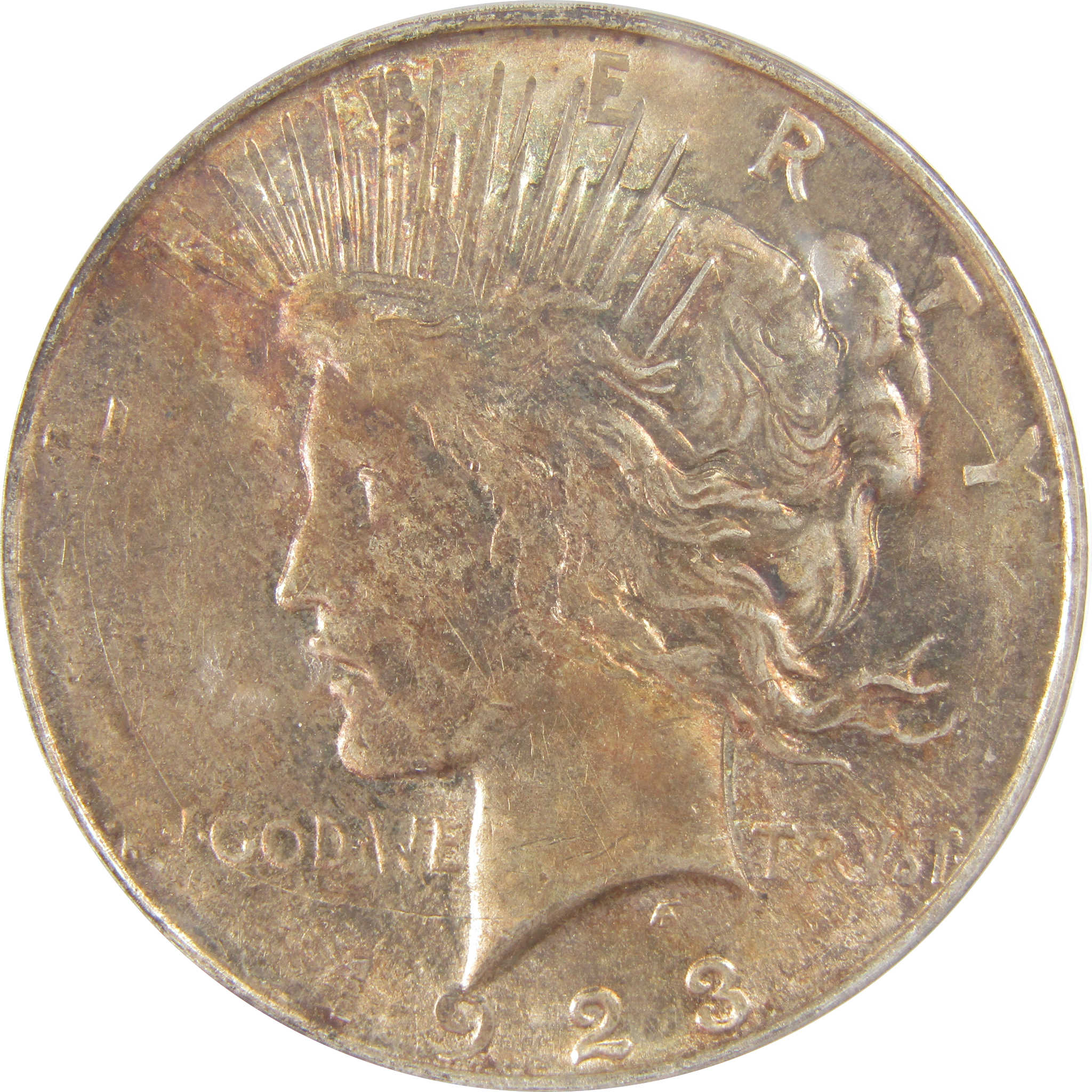 1923 D Peace Dollar MS 61 ANACS Silver Uncirculated $1 Coin SKU:I20917