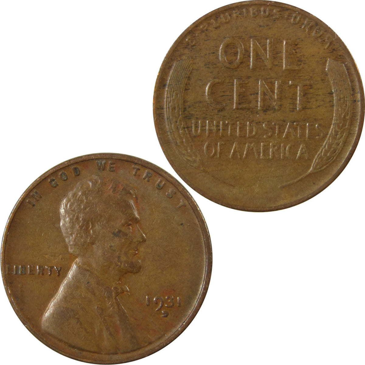 1931 D Lincoln Wheat Cent XF EF Extremely Fine Penny SKU:I26704