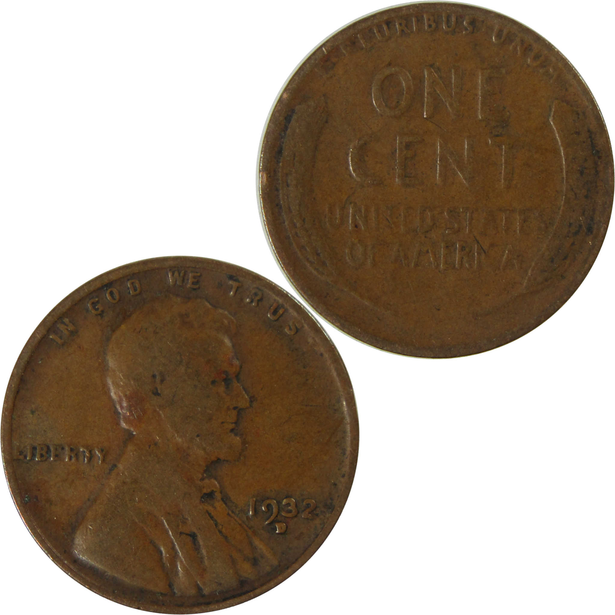 1932 D Lincoln Wheat Cent VG Very Good Penny 1c Coin SKU:I26776
