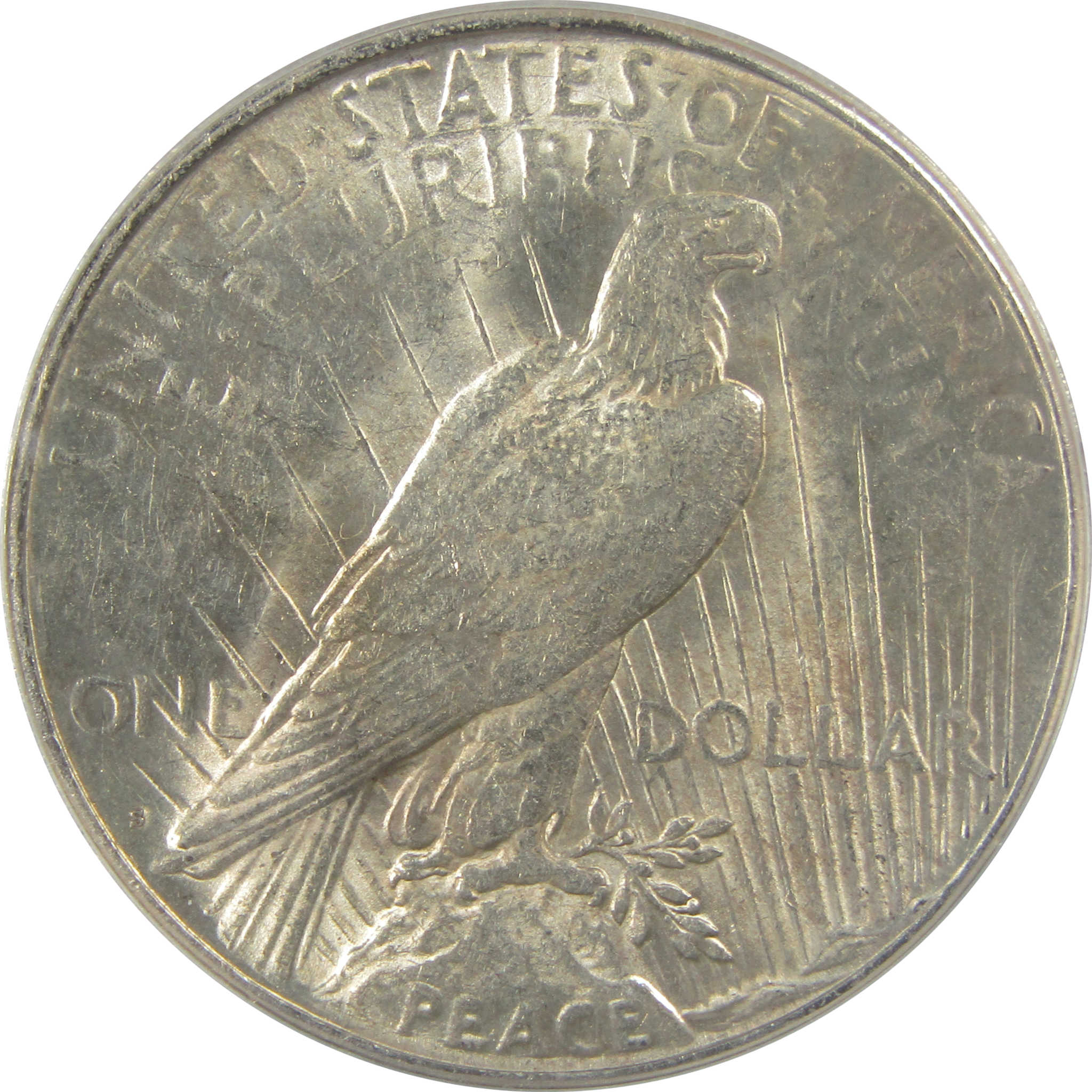 1923 S Peace Dollar AU 58 ANACS Silver $1 Coin SKU:I22159