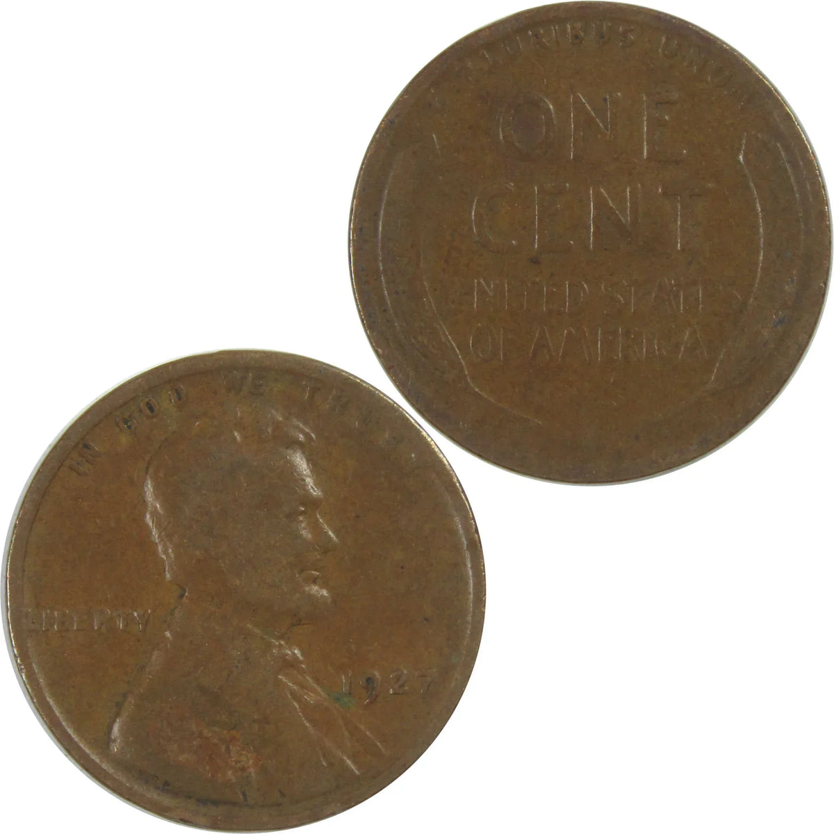 1927 Lincoln Wheat Cent VG Very Good Penny 1c Coin Collectible