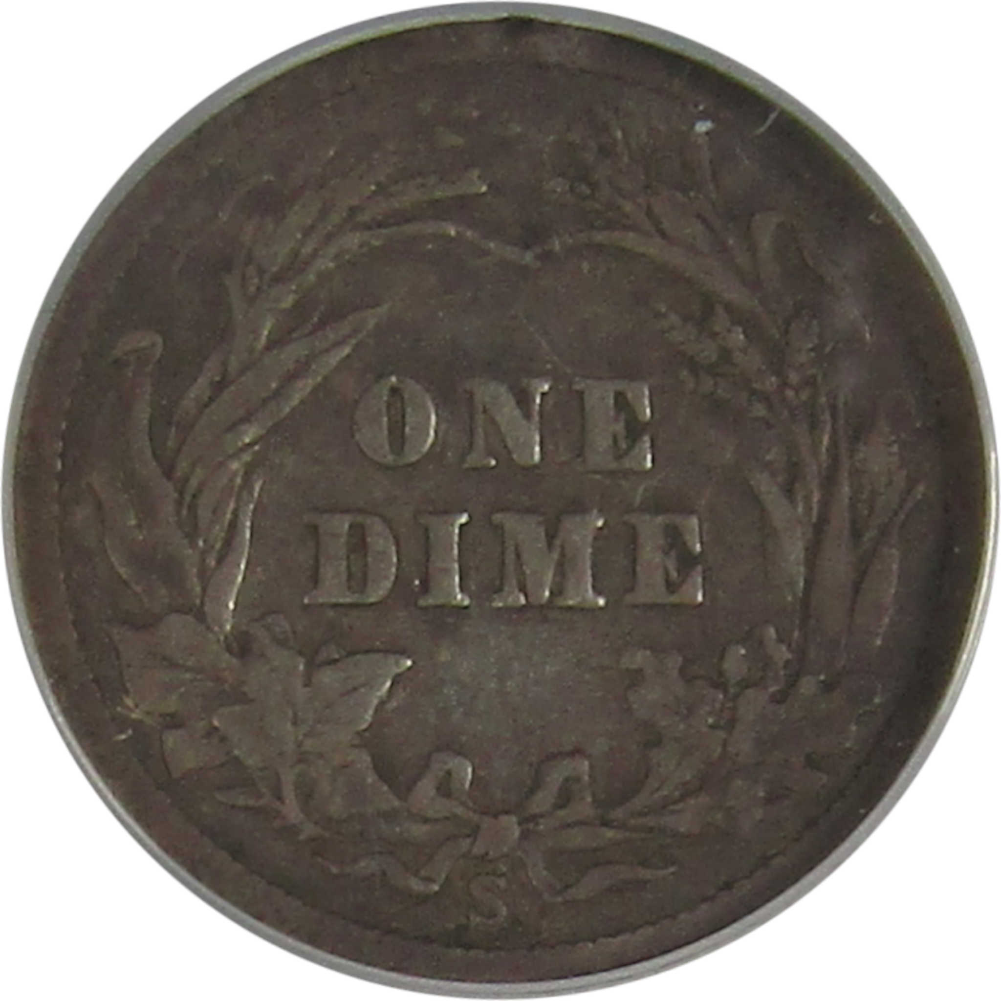 1901 S Barber Dime F 15 ANACS Silver 10c Coin SKU:I23025