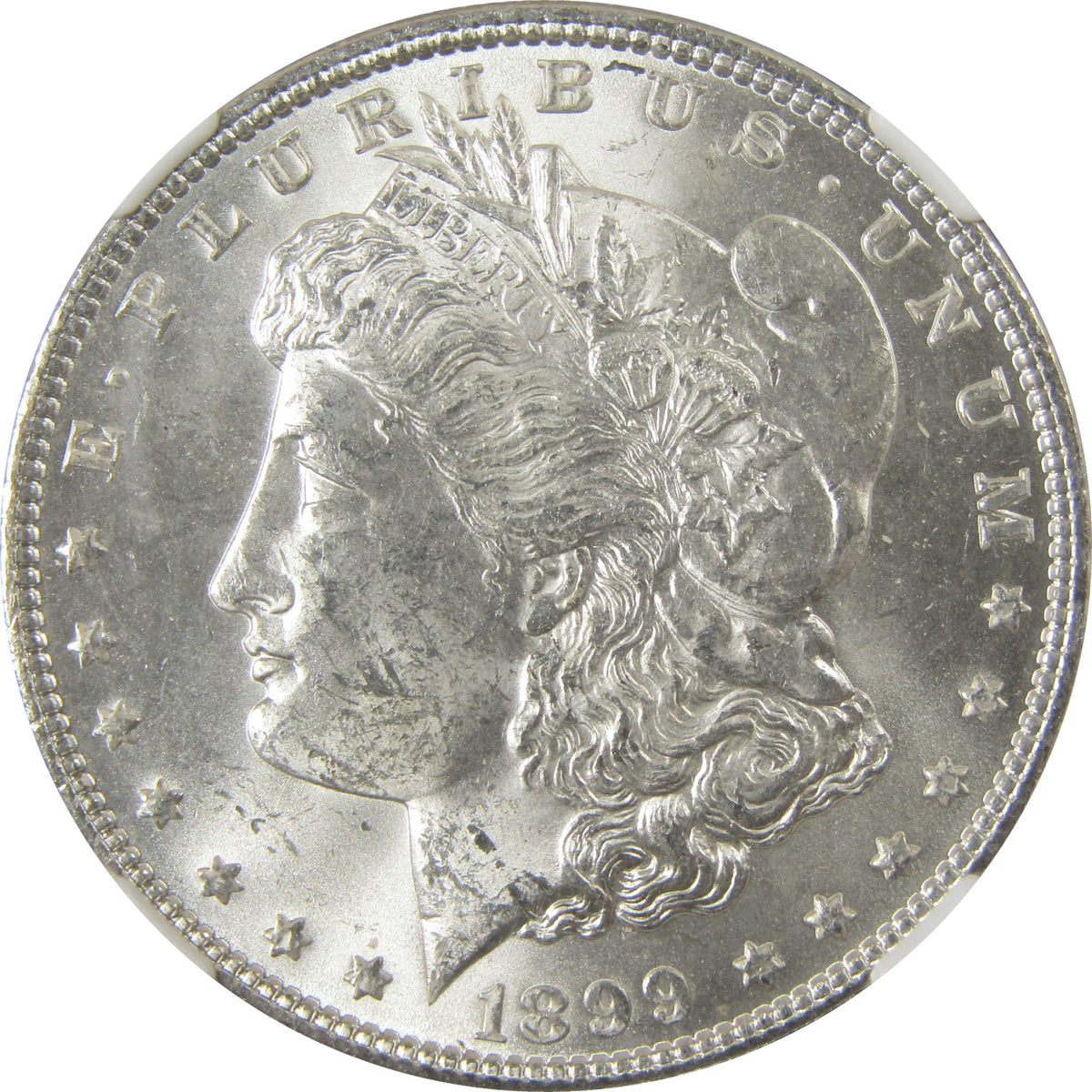 1899 Morgan Silver Dollar MS 63 NGC Uncirculated $1 Coin SKU:I23400