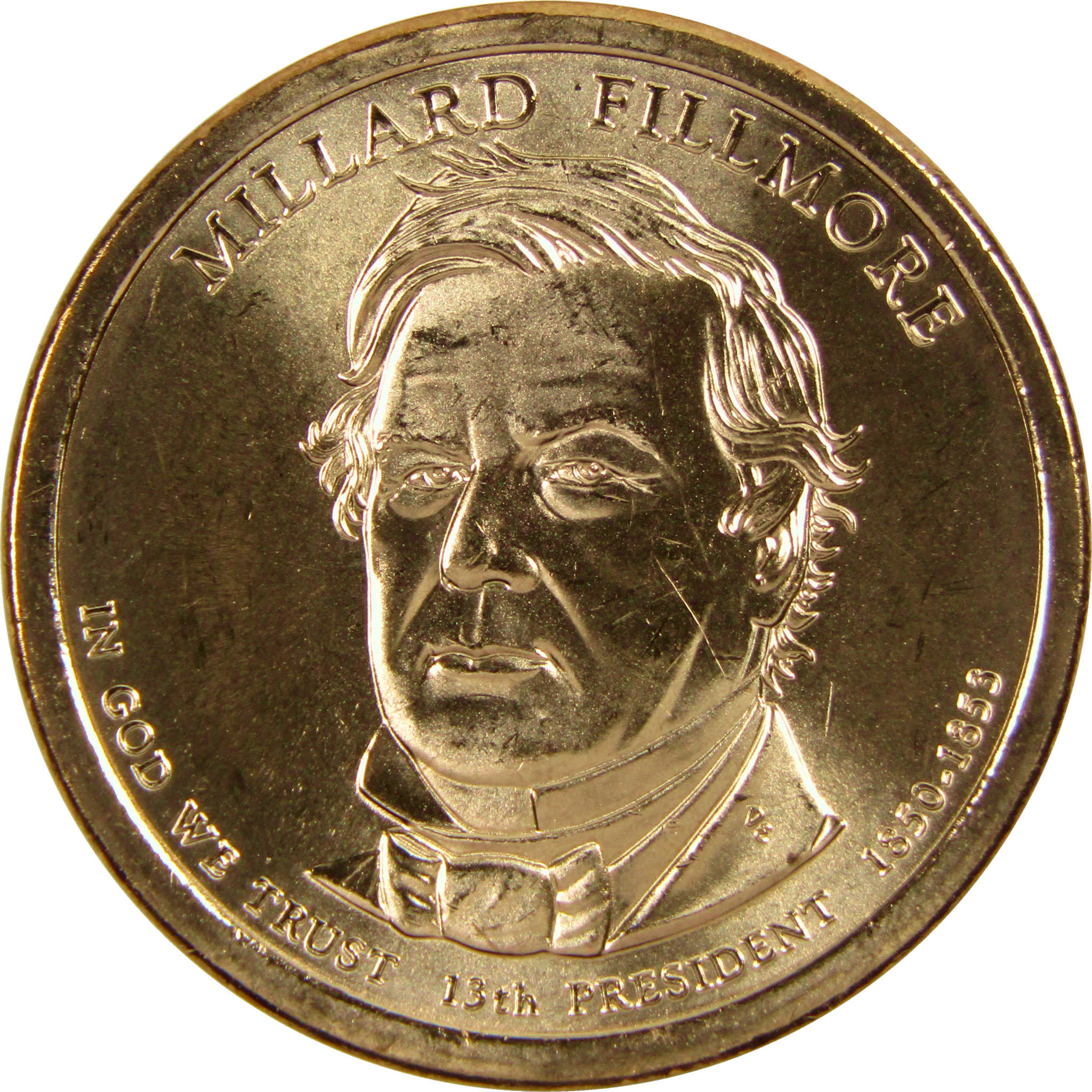 2010 D Millard Fillmore Presidential Dollar BU Uncirculated $1 Coin