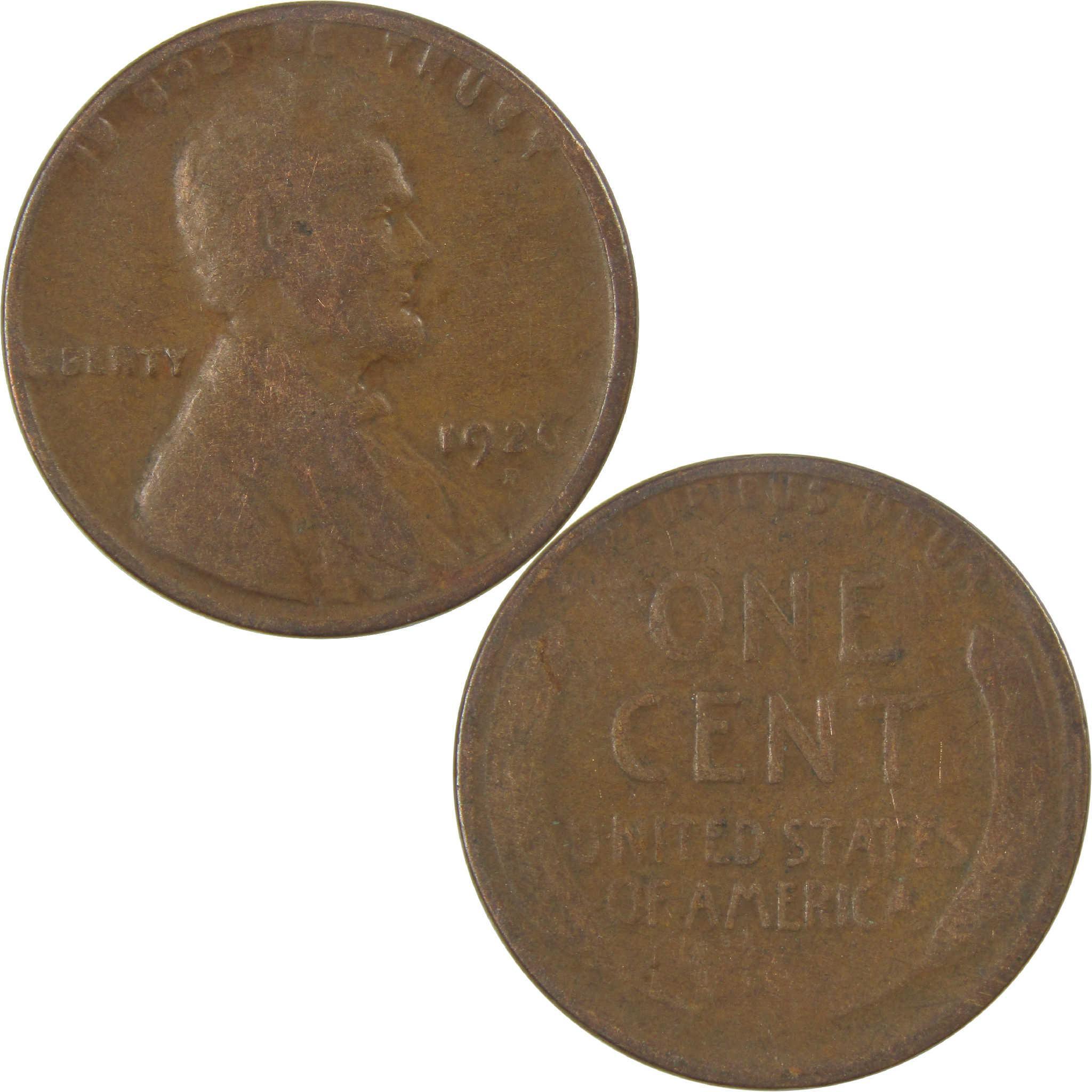 1926 D Lincoln Wheat Cent Circulated Penny 1c Coin Collectible