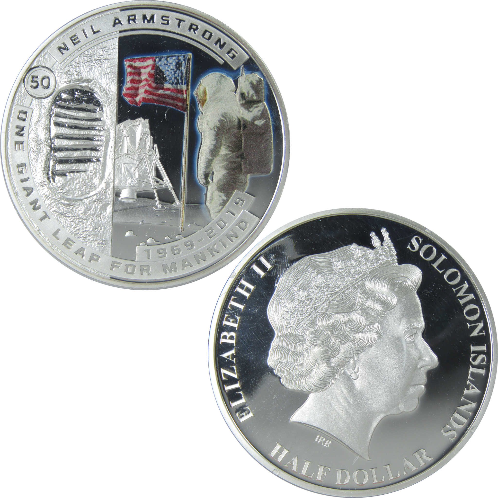 50th Anniversary of Moon Landing Neil Armstrong Proof 2019