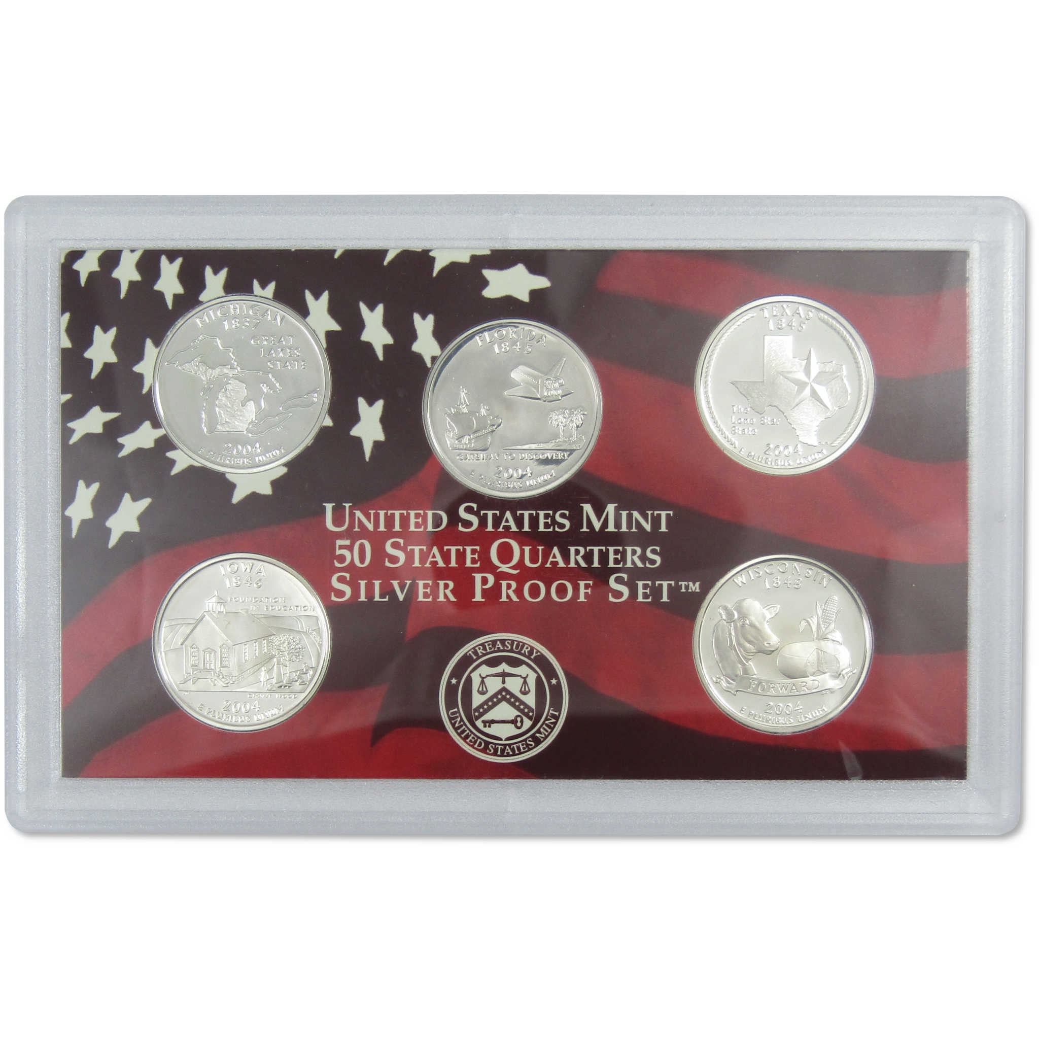 2004 Silver Proof Set U.S. Mint Original Government Packaging OGP COA