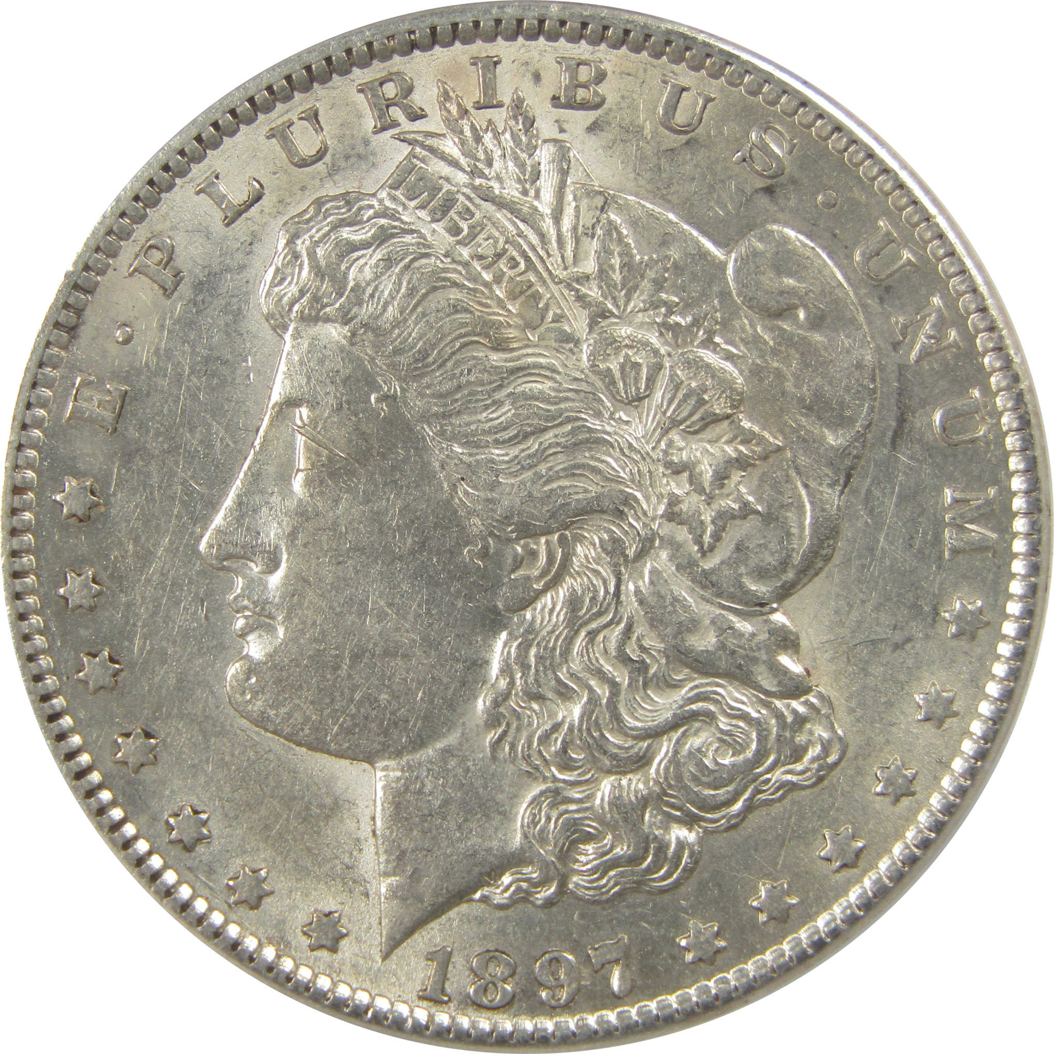 1897 S Morgan Dollar AU 55 Details ANACS Silver $1 Coin SKU:I22351 - Morgan coin - Morgan silver dollar - Morgan silver dollar for sale - Profile Coins & Collectibles