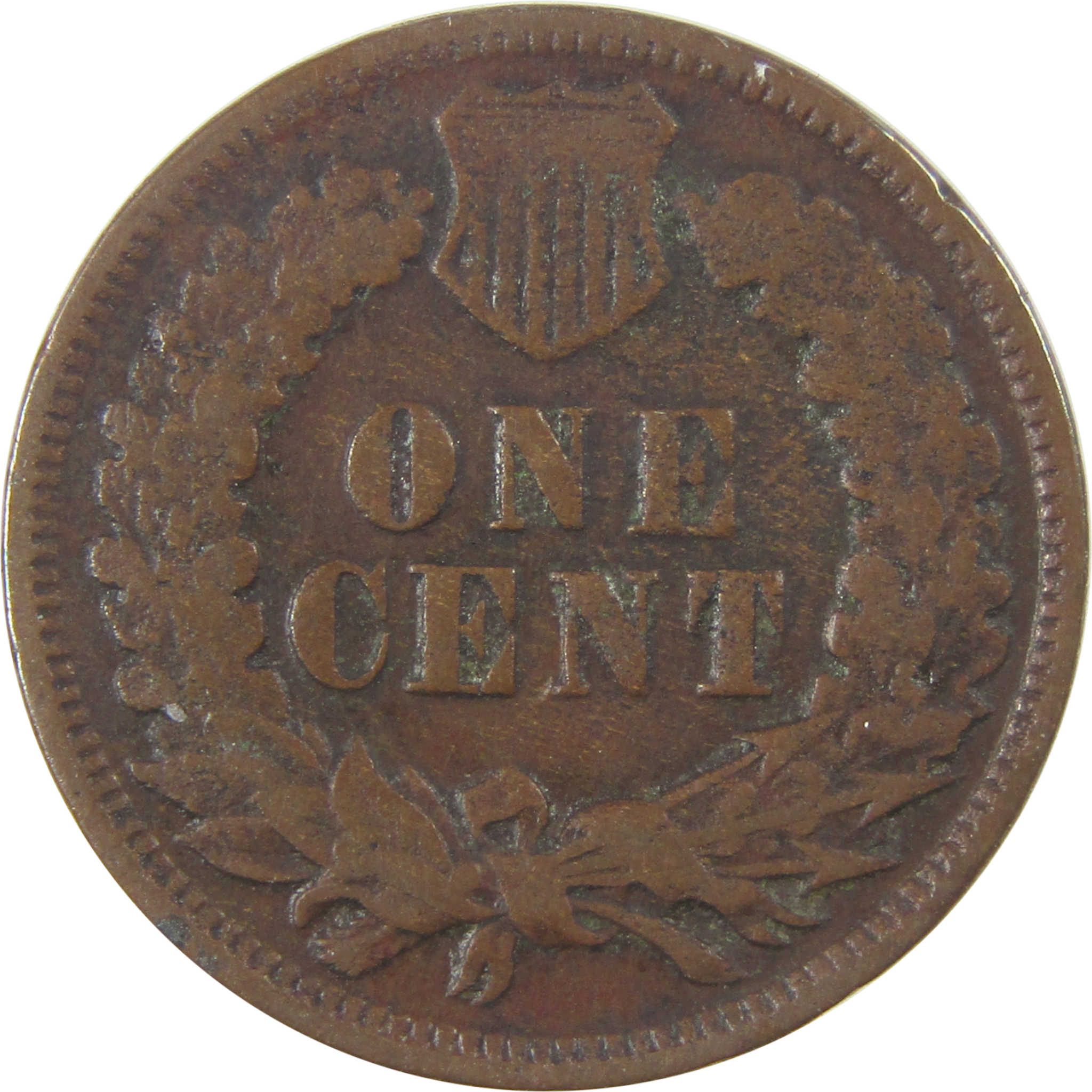 1873 Open 3 Indian Head Cent VG/F Very Good / Fine Penny SKU:I23299