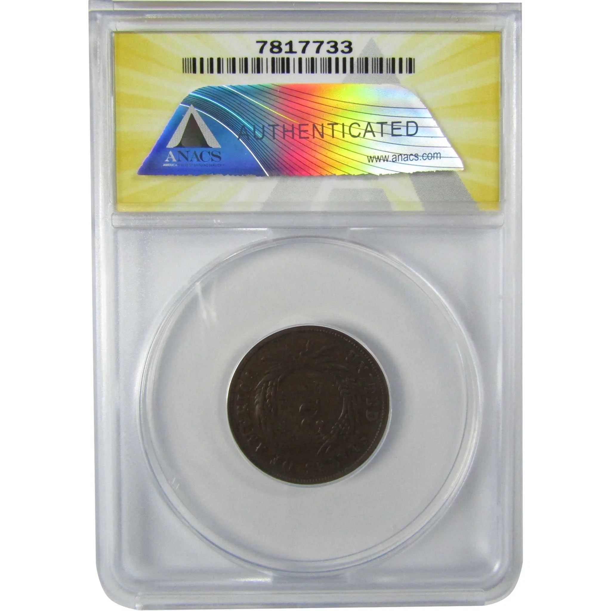 1866 Two Cent Piece VF 20 ANACS 2c Coin Collectible SKU:CP758