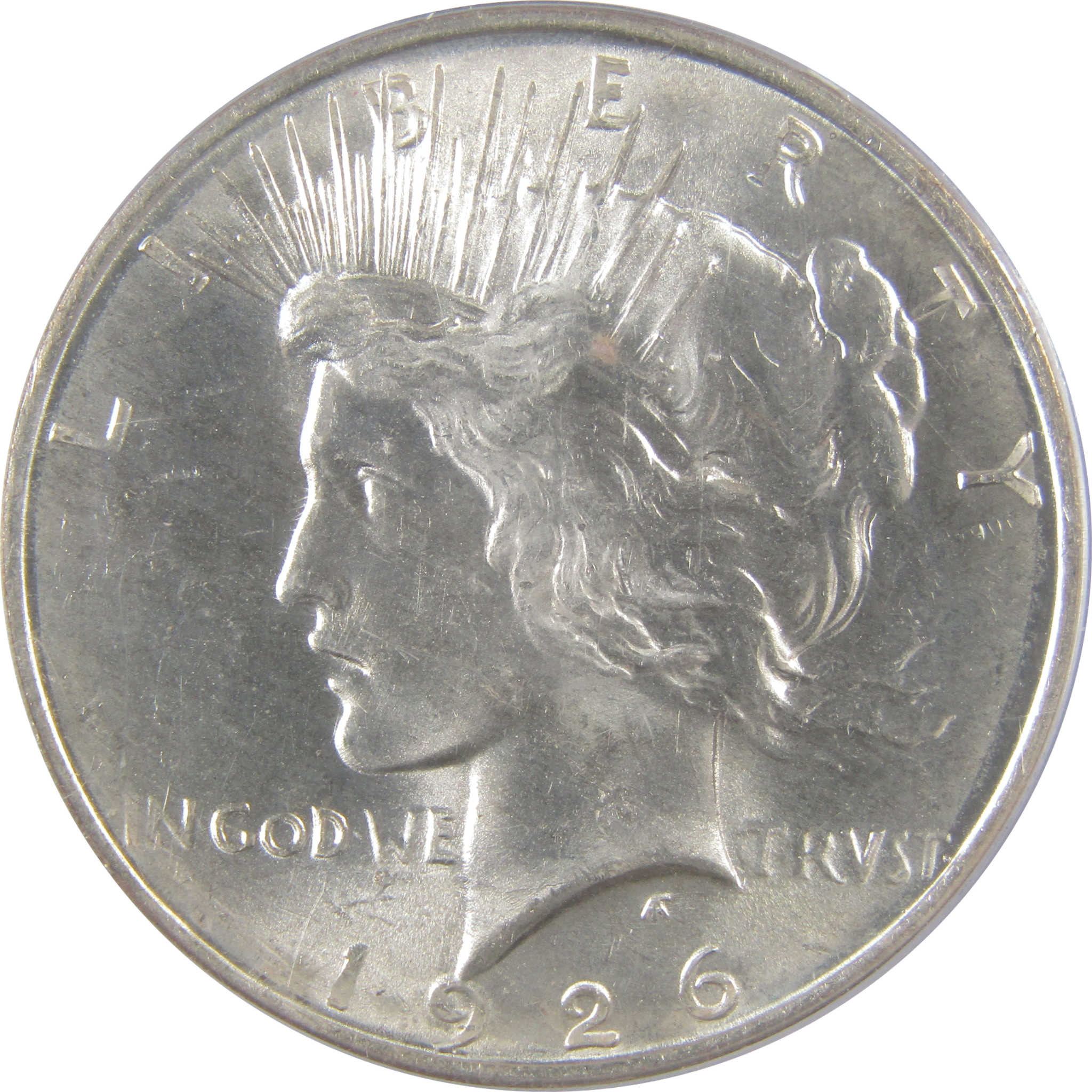 1926 D Peace Dollar MS 64 PCGS Silver Uncirculated $1 Coin SKU:I18177