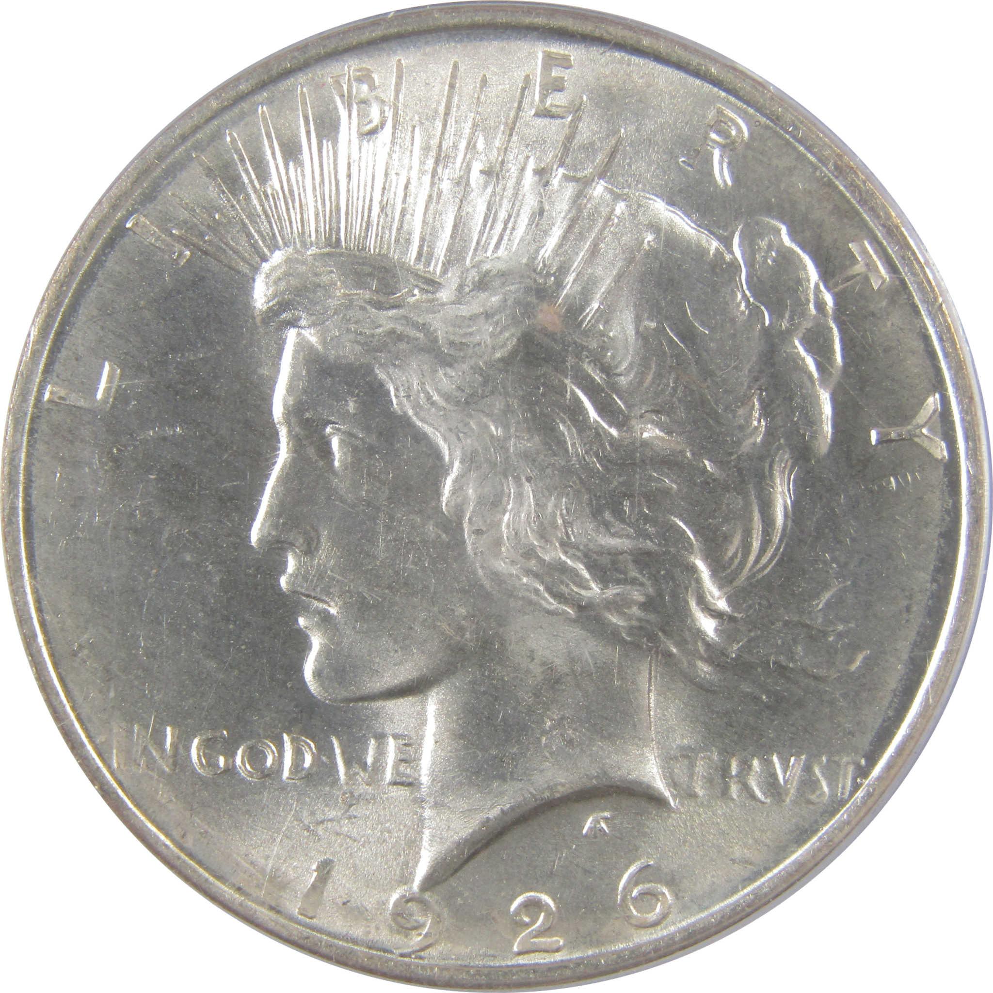 1926 D Peace Dollar MS 64 PCGS Silver Uncirculated $1 Coin SKU:I18177