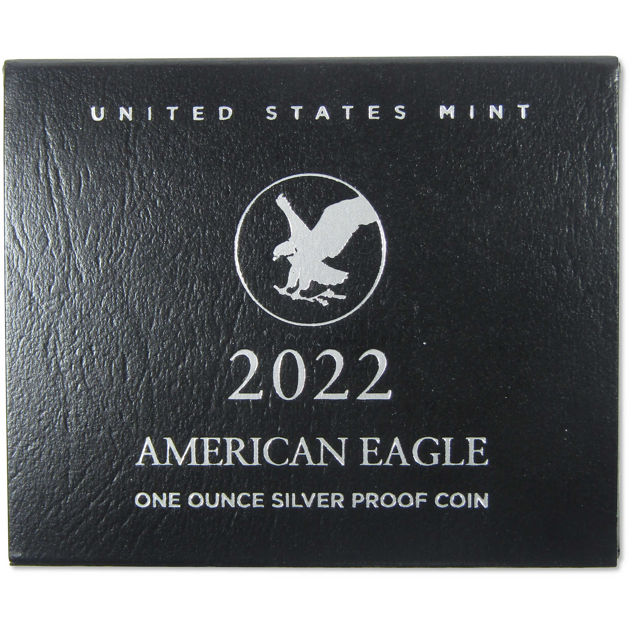 2022 W American Silver Eagle Proof $1 Coin Collectible OGP COA