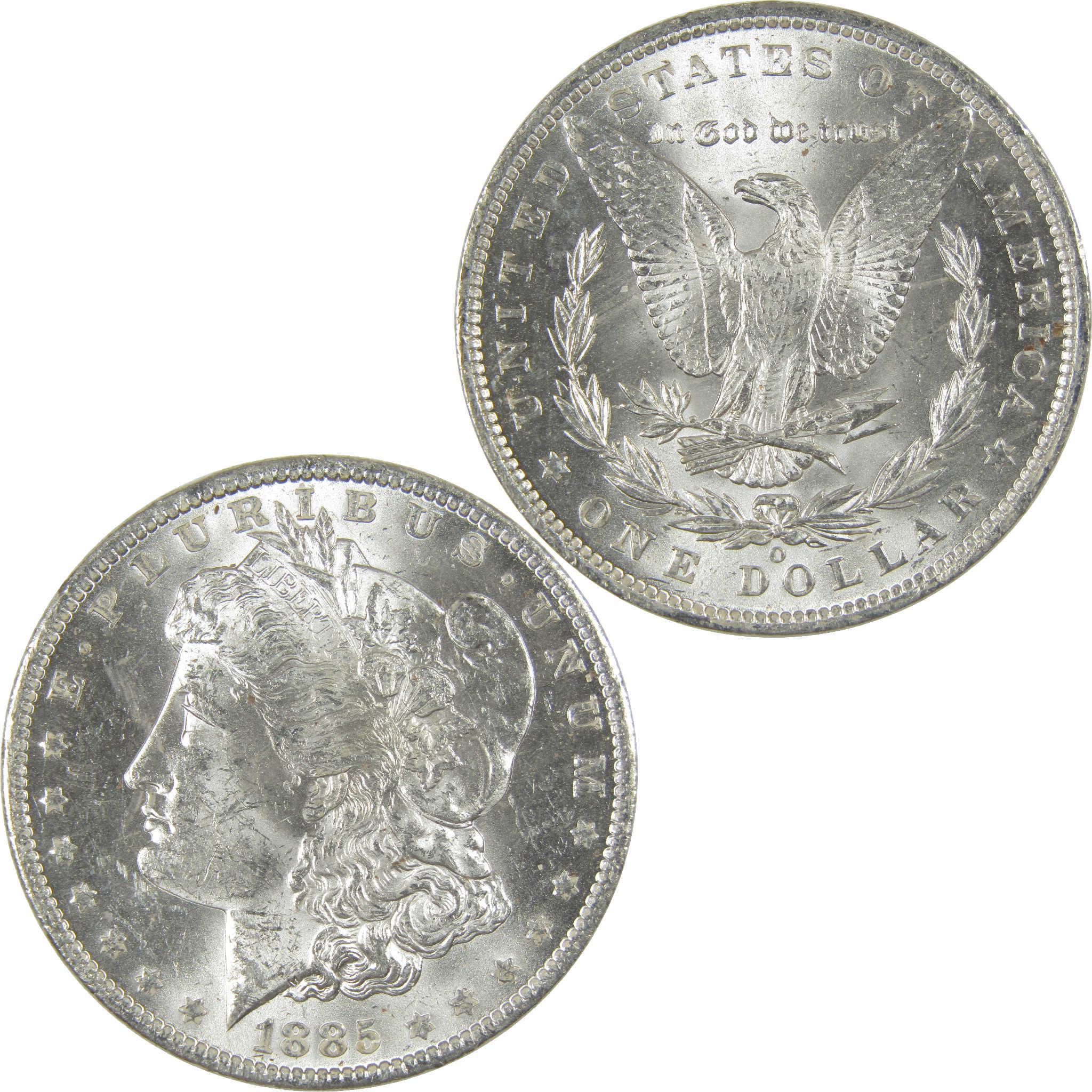 1885 O Morgan Dollar CH AU Choice About Uncirculated Silver $1 Coin - Morgan coin - Morgan silver dollar - Morgan silver dollar for sale - Profile Coins & Collectibles