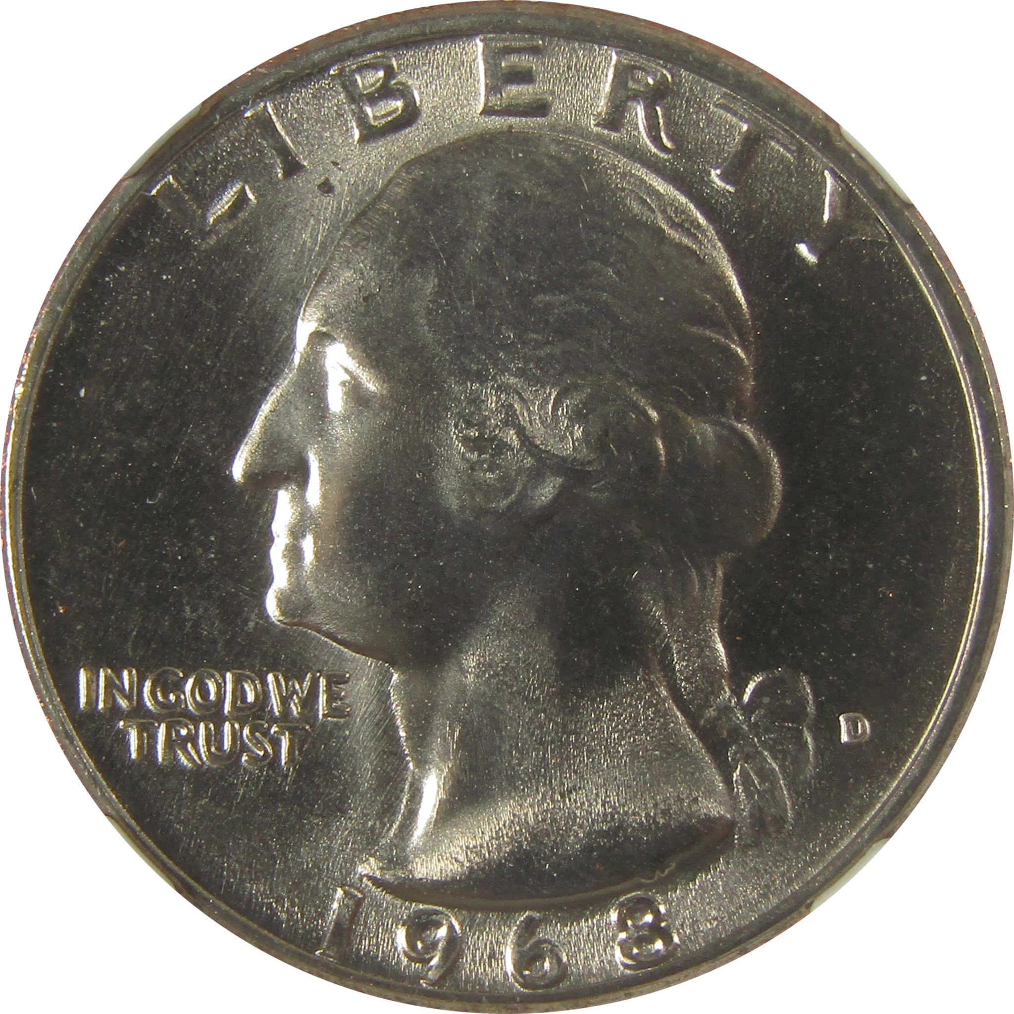 1968 D Washington Quarter MS 67 NGC Clad Uncirculated SKU:I20535